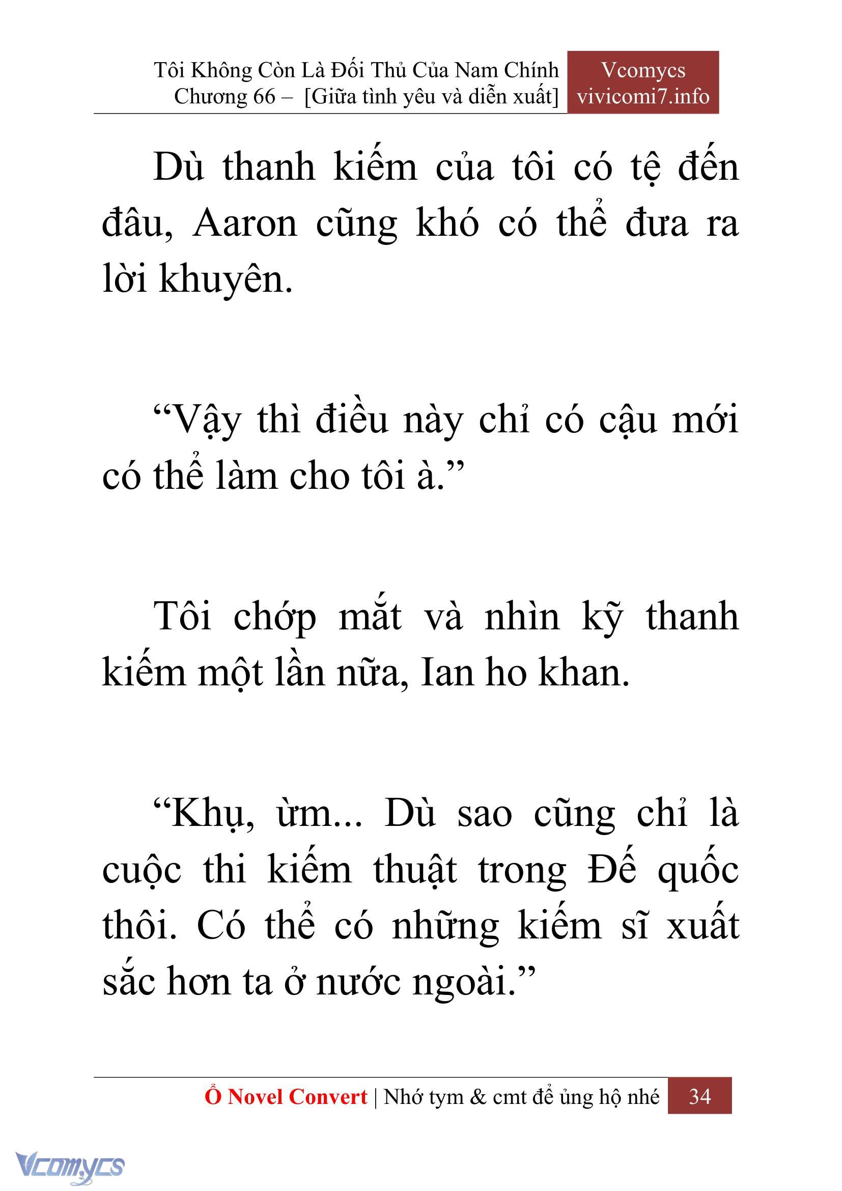 [Novel] Tôi Không Còn Là Đối Thủ Của Nam Chính Chapter  66 - 36