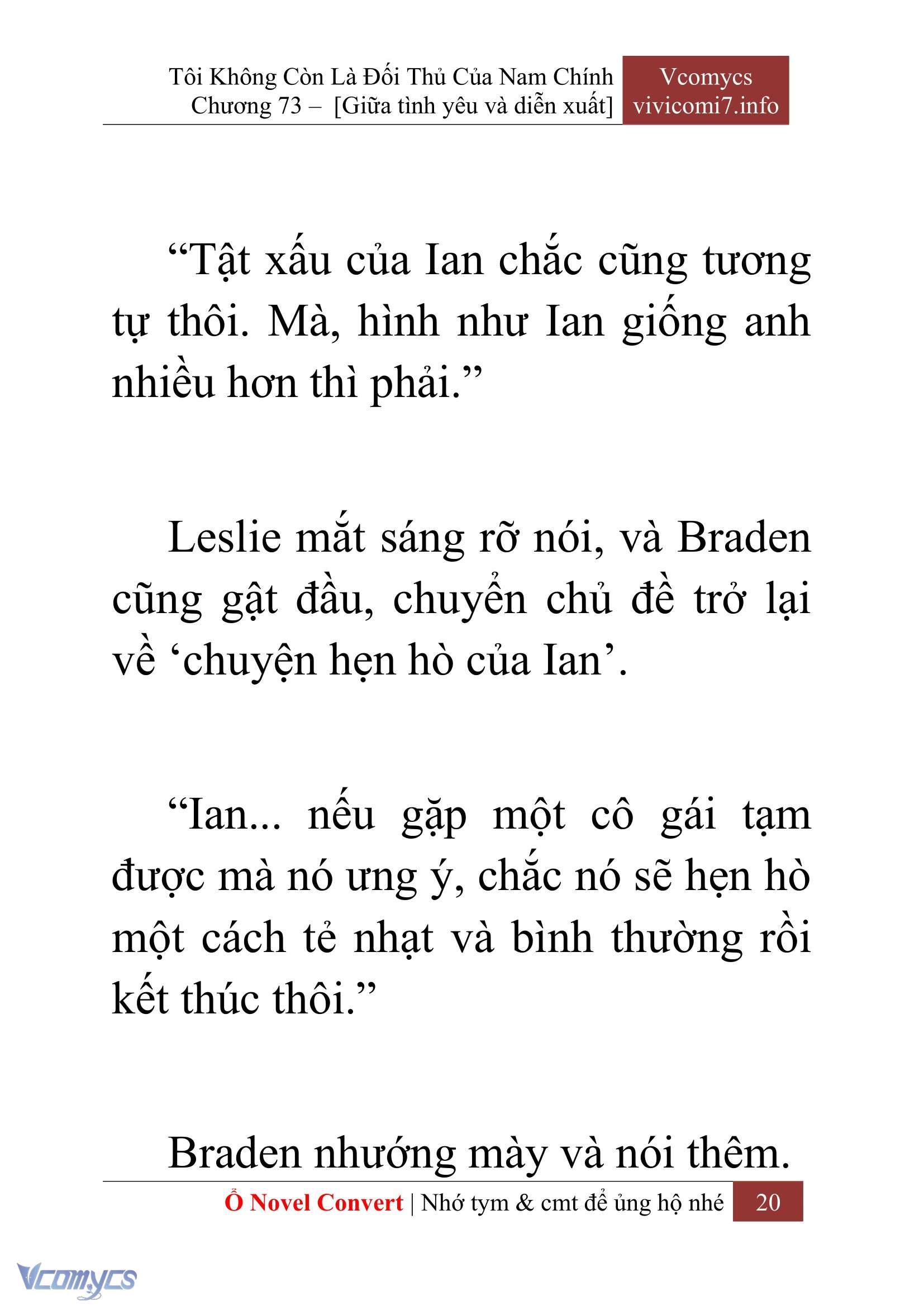 [Novel] Tôi Không Còn Là Đối Thủ Của Nam Chính Chapter  73 - 22