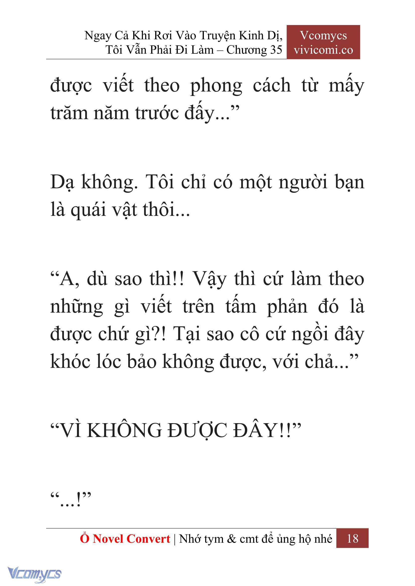 [Novel] Ngay Cả Khi Rơi Vào Truyện Kinh Dị, Tôi Vẫn Phải Đi Làm Chapter  35 - 20