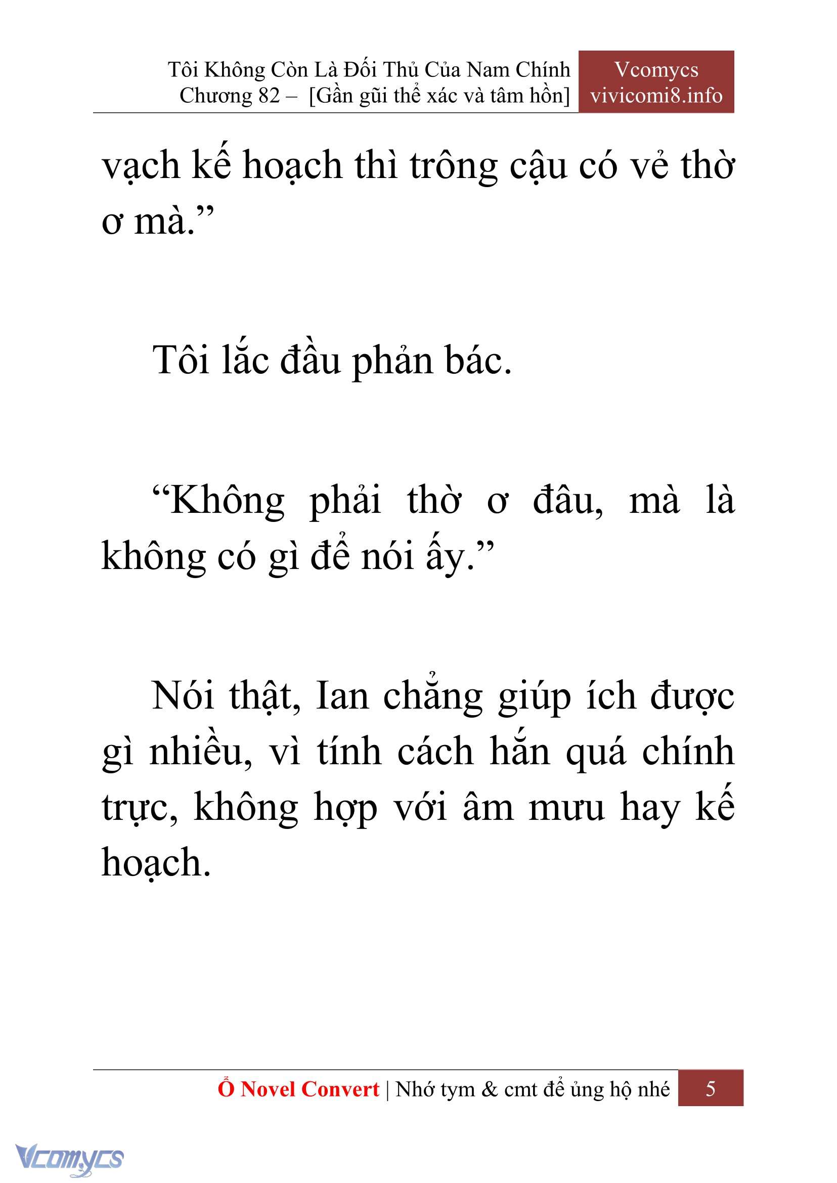 [Novel] Tôi Không Còn Là Đối Thủ Của Nam Chính Chapter  82 - 7
