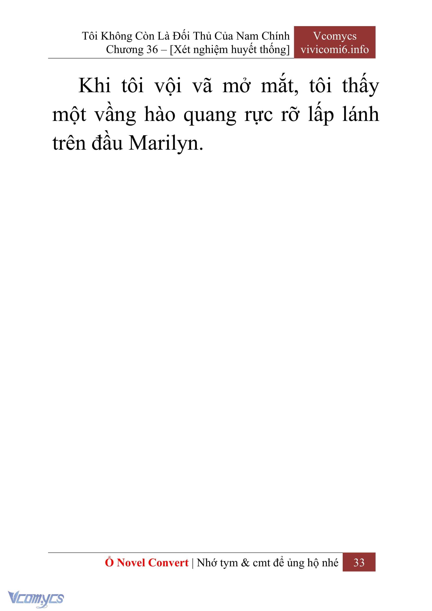 [Novel] Tôi Không Còn Là Đối Thủ Của Nam Chính Chapter  36 - 35