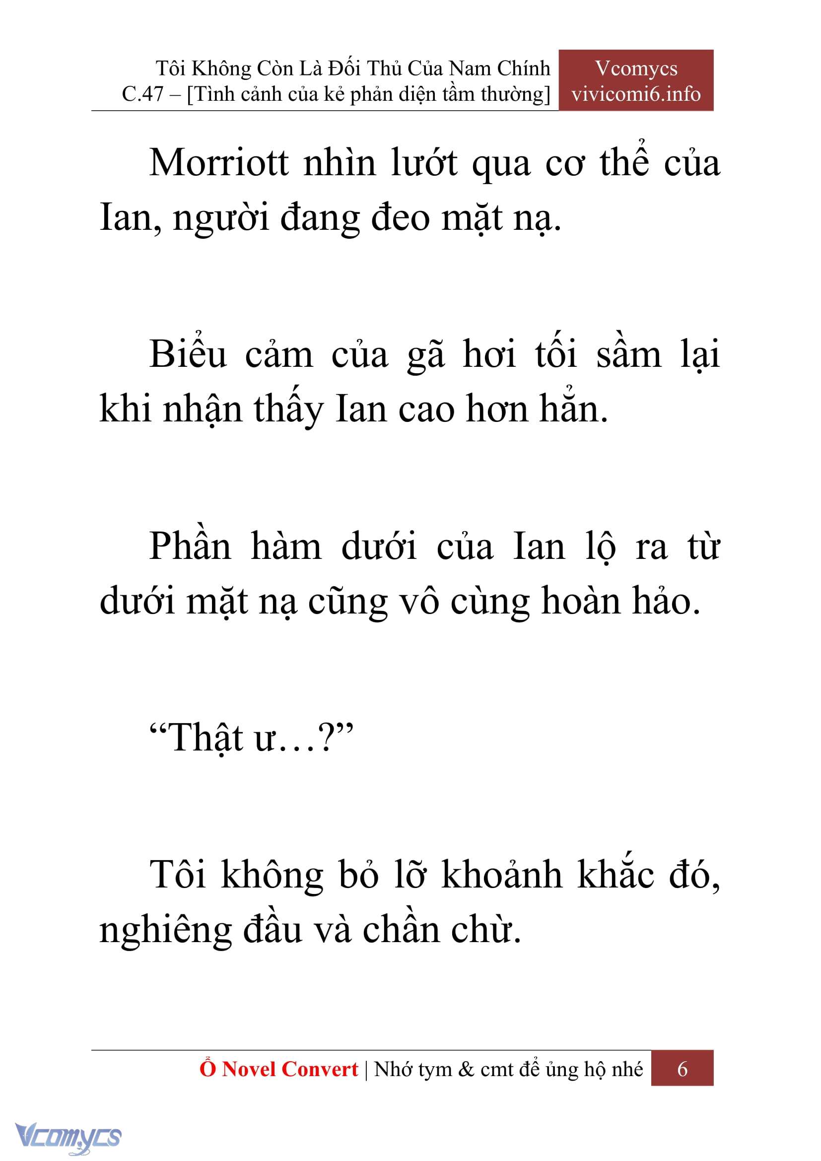 [Novel] Tôi Không Còn Là Đối Thủ Của Nam Chính Chapter  47 - 8