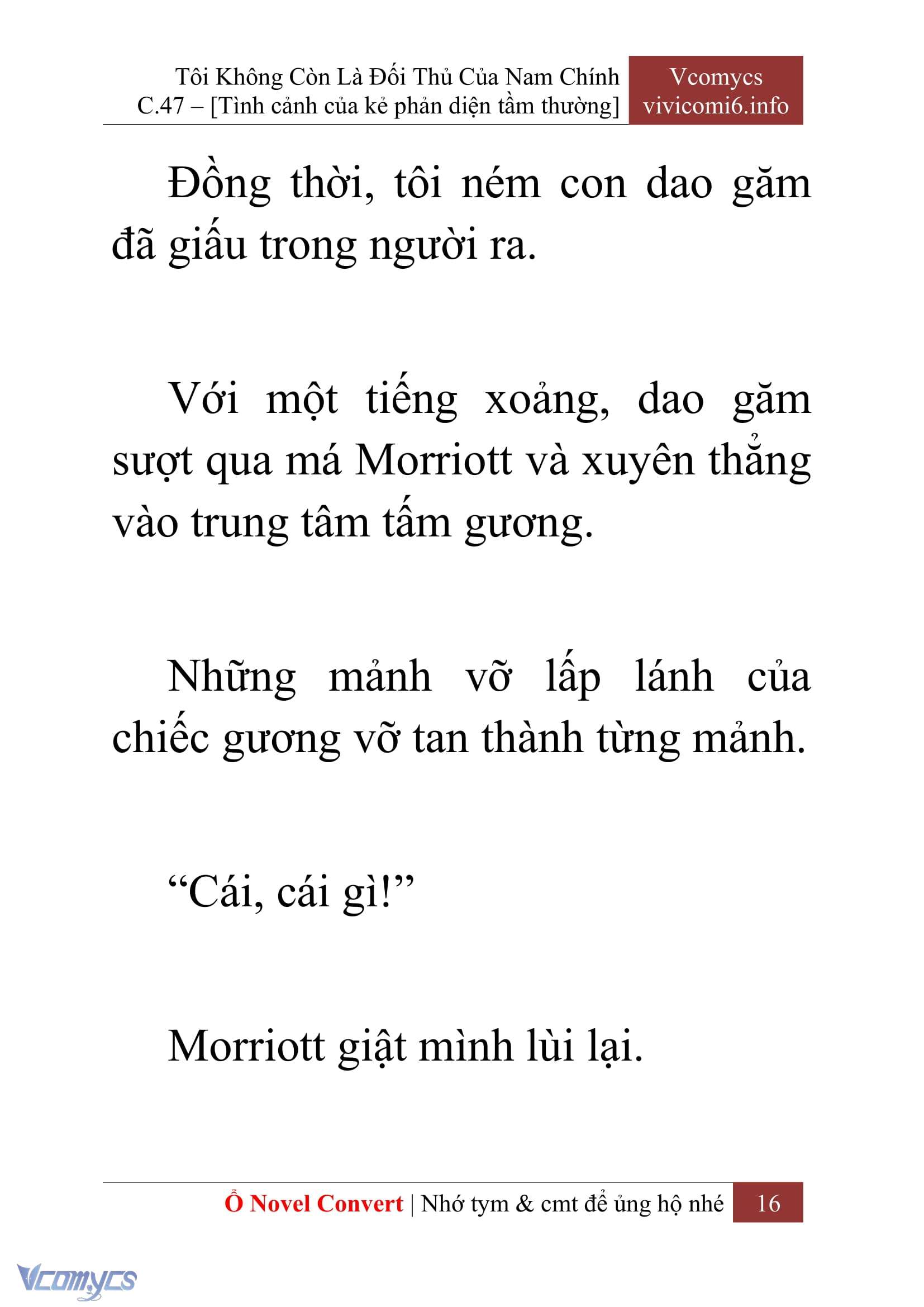 [Novel] Tôi Không Còn Là Đối Thủ Của Nam Chính Chapter  47 - 18