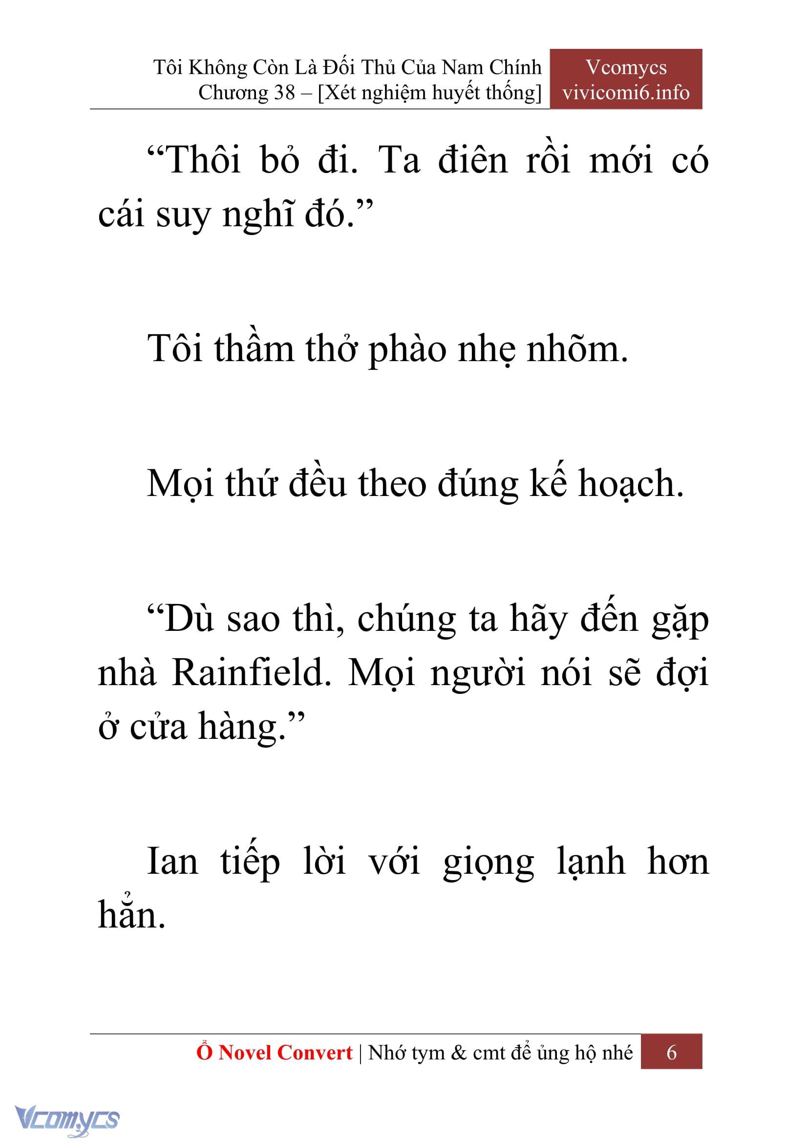 [Novel] Tôi Không Còn Là Đối Thủ Của Nam Chính Chapter  38 - 8