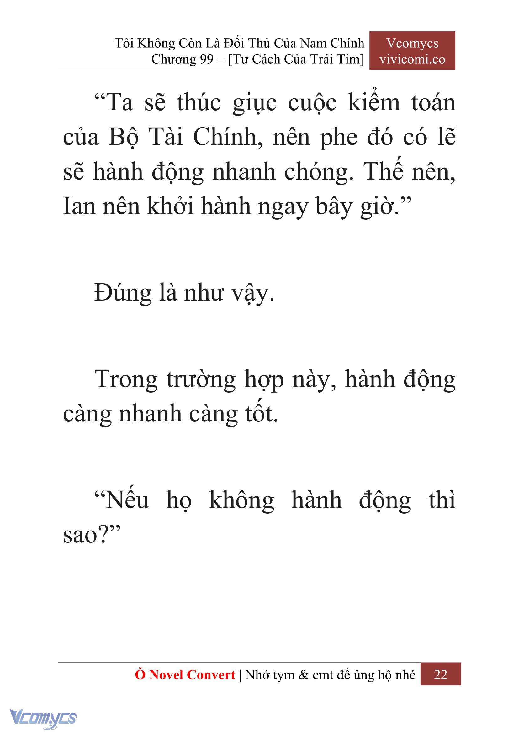 [Novel] Tôi Không Còn Là Đối Thủ Của Nam Chính Chapter  99 - 24