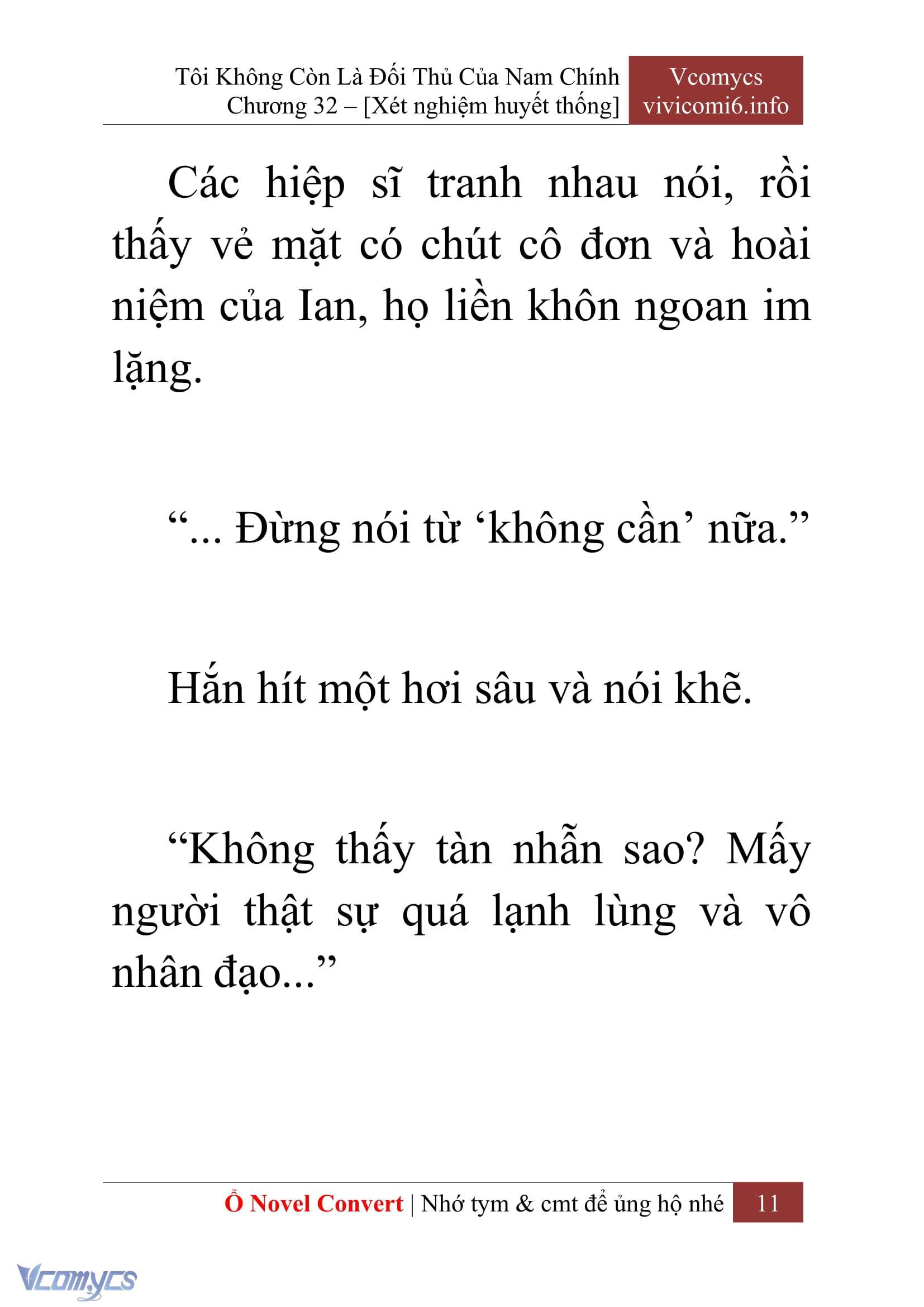 [Novel] Tôi Không Còn Là Đối Thủ Của Nam Chính Chapter  32 - 13