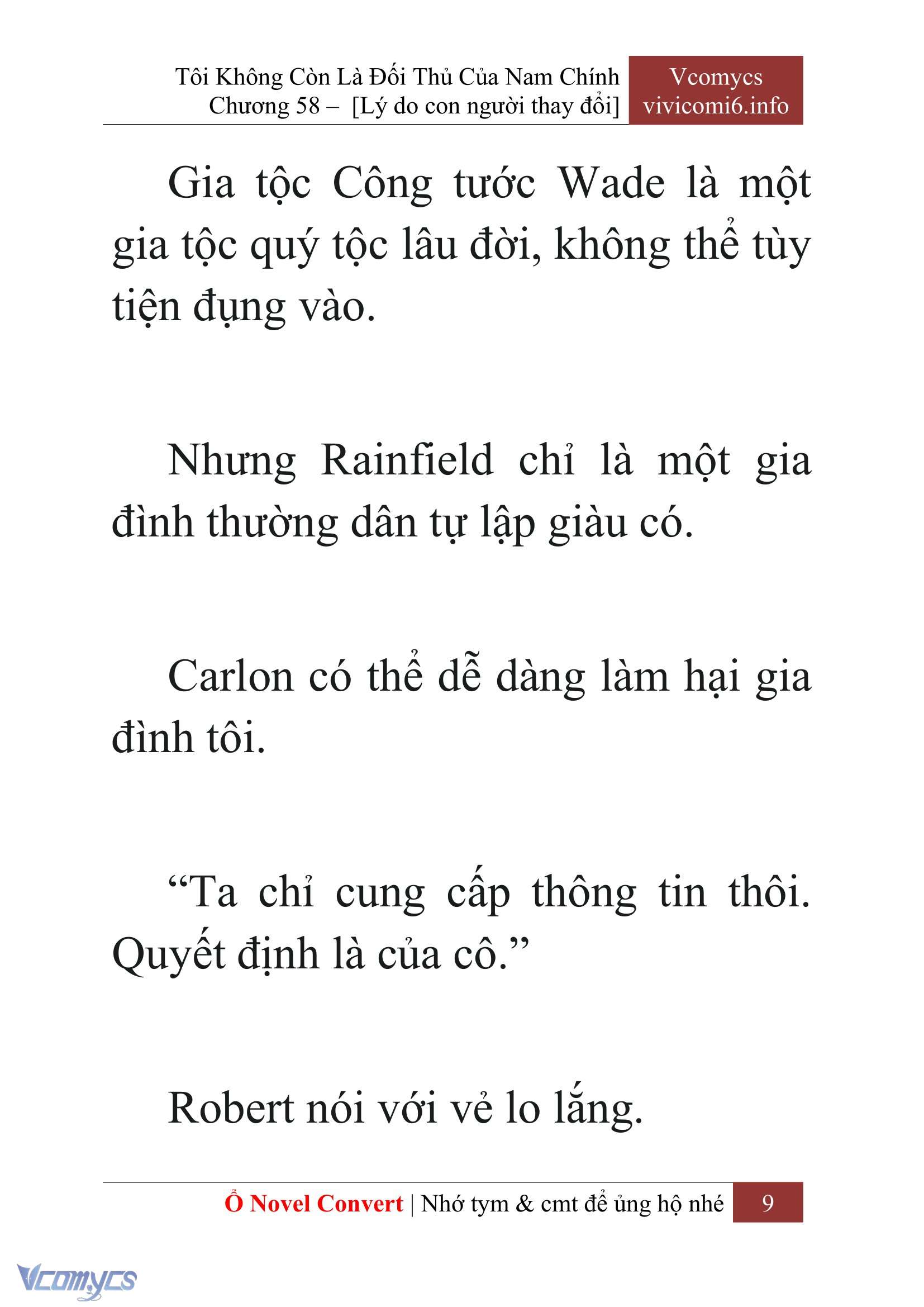 [Novel] Tôi Không Còn Là Đối Thủ Của Nam Chính Chapter  58 - 11