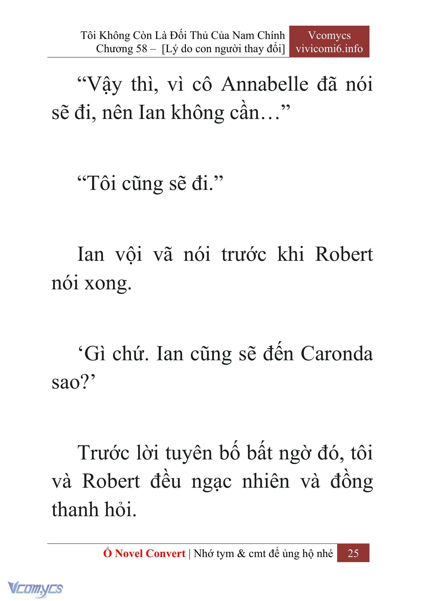 [Novel] Tôi Không Còn Là Đối Thủ Của Nam Chính Chapter  58 - 27