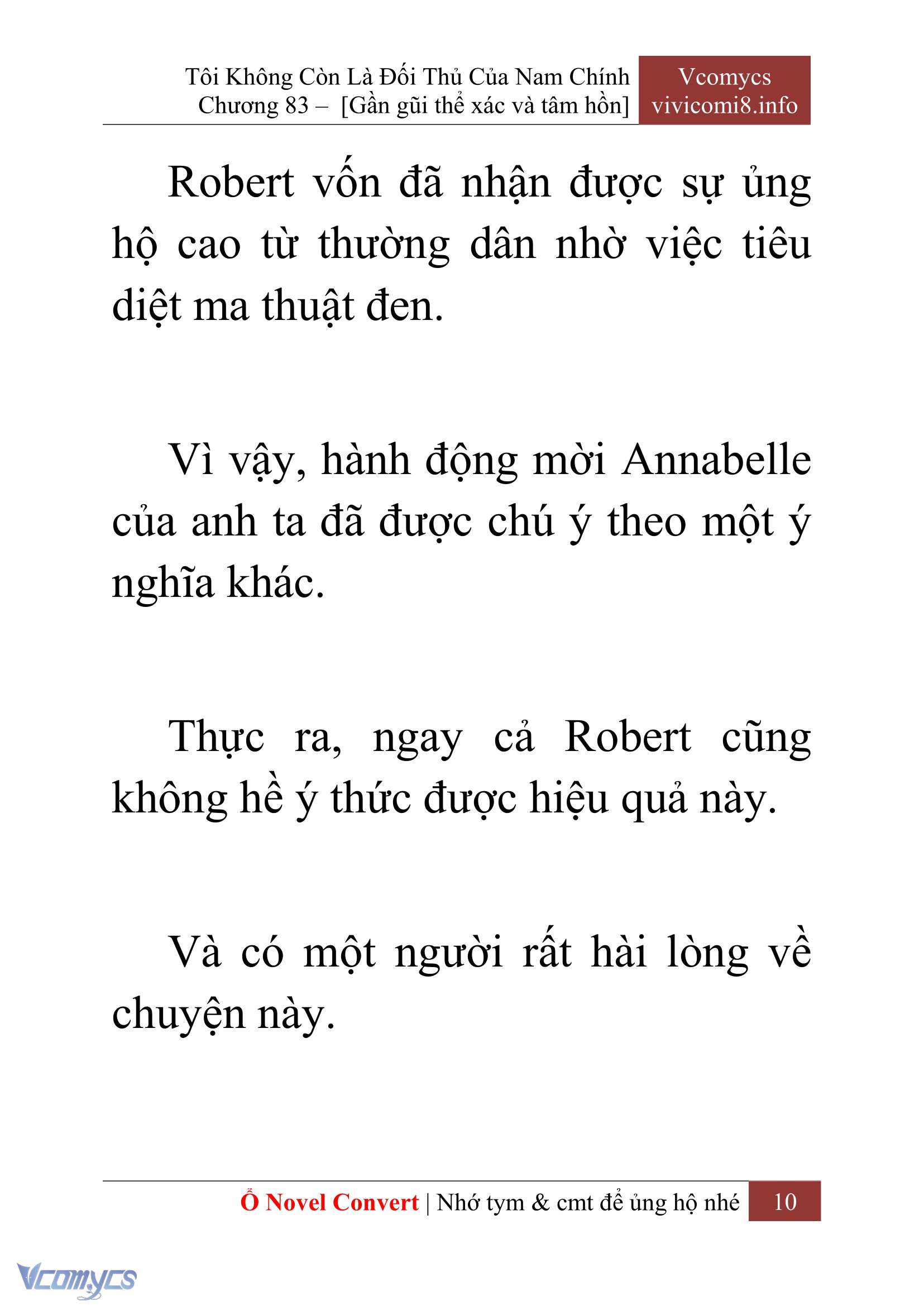[Novel] Tôi Không Còn Là Đối Thủ Của Nam Chính Chapter  83 - 12