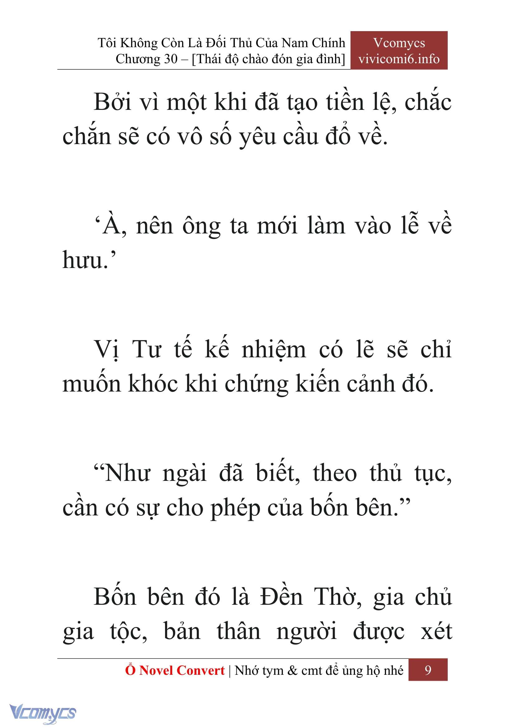 [Novel] Tôi Không Còn Là Đối Thủ Của Nam Chính Chapter  30 - 11