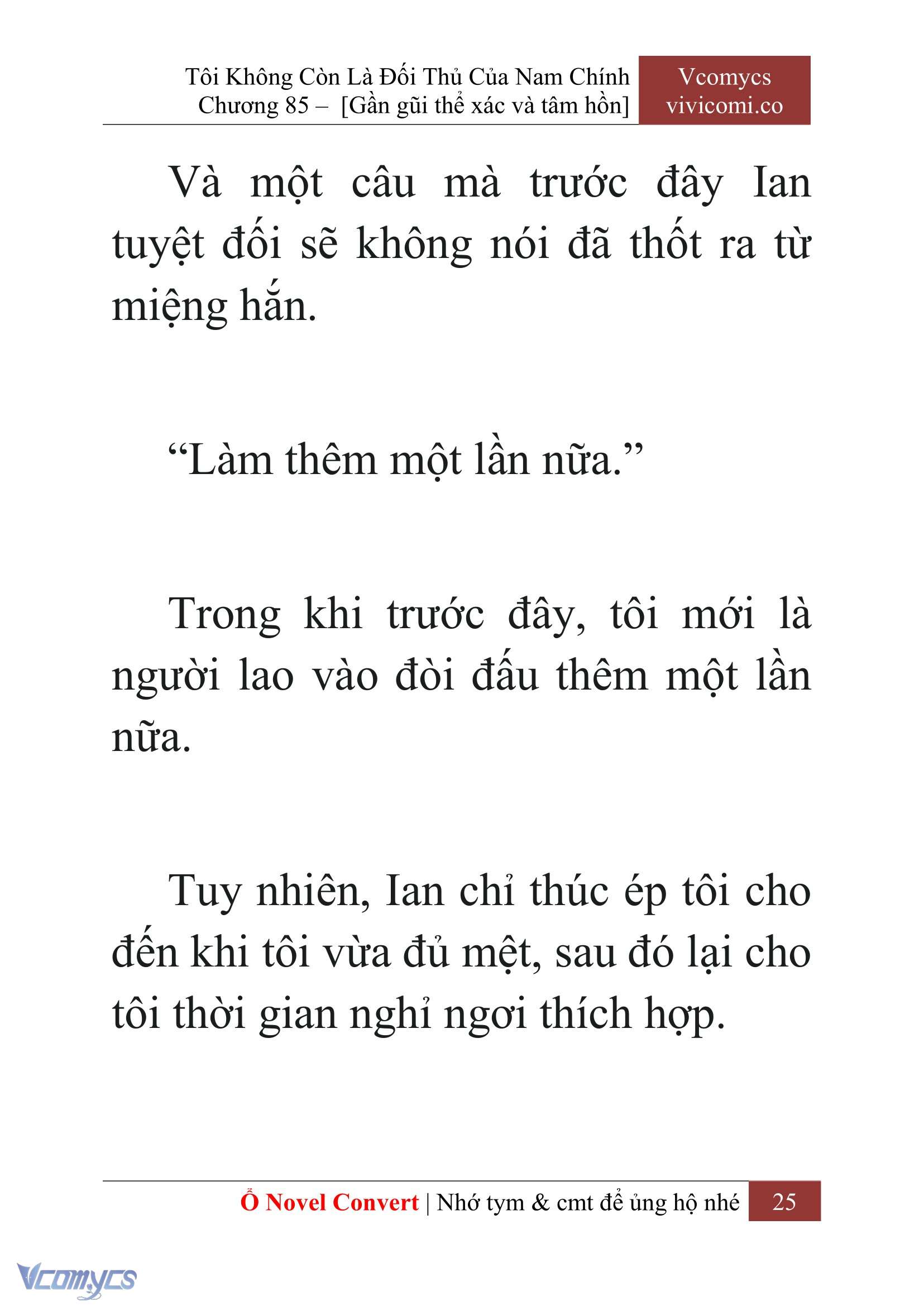 [Novel] Tôi Không Còn Là Đối Thủ Của Nam Chính Chapter  85 - 27
