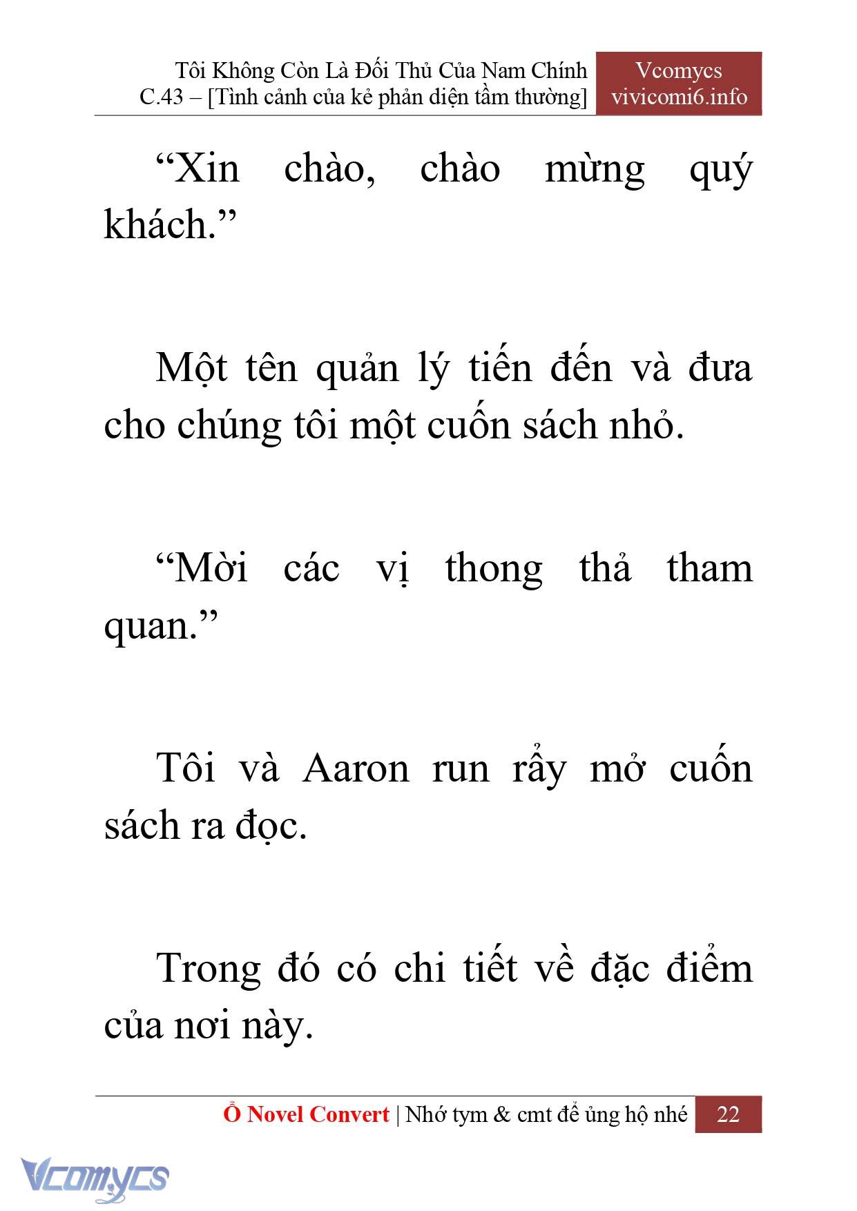[Novel] Tôi Không Còn Là Đối Thủ Của Nam Chính Chapter  43 - 24