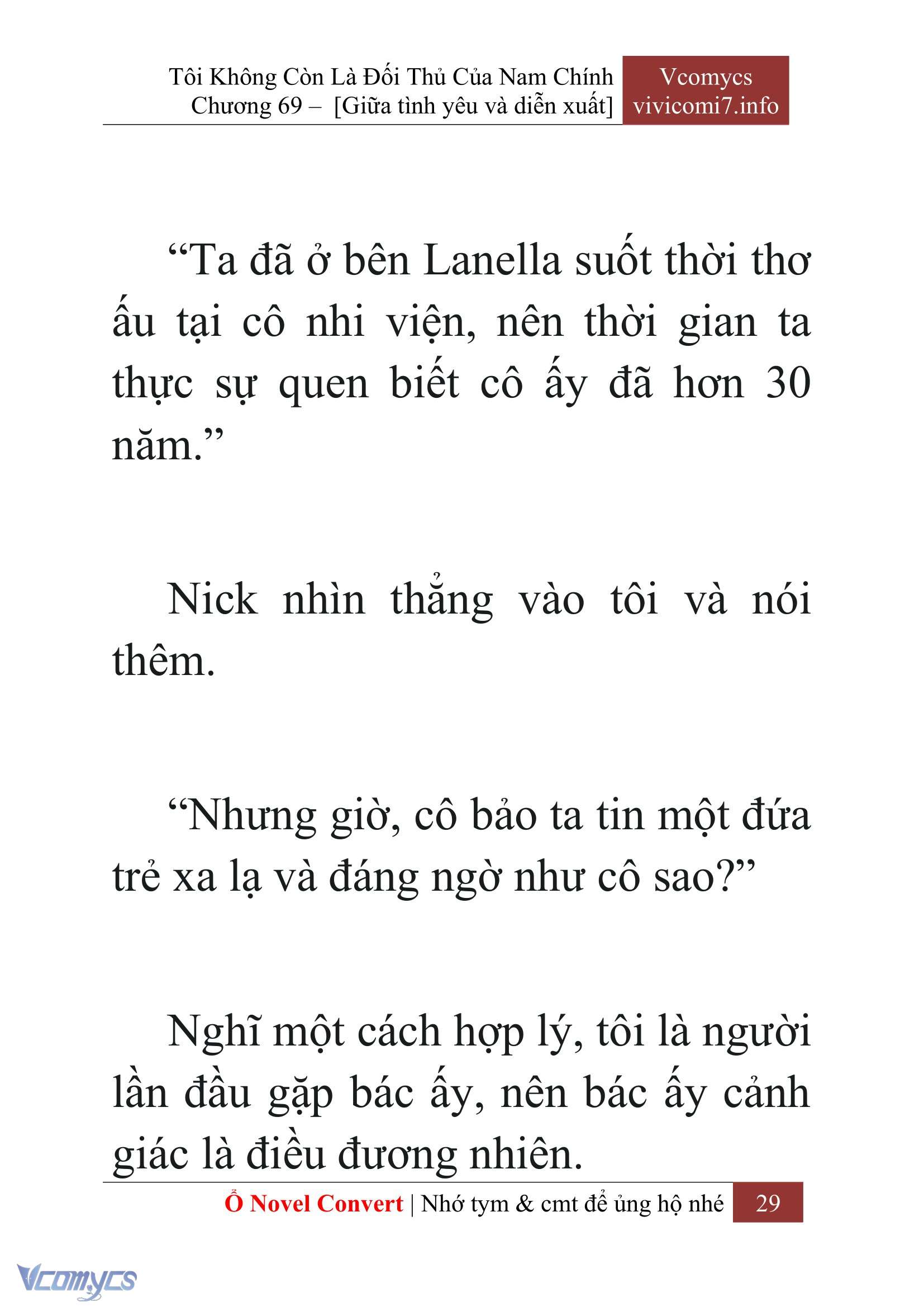 [Novel] Tôi Không Còn Là Đối Thủ Của Nam Chính Chapter  69 - 31