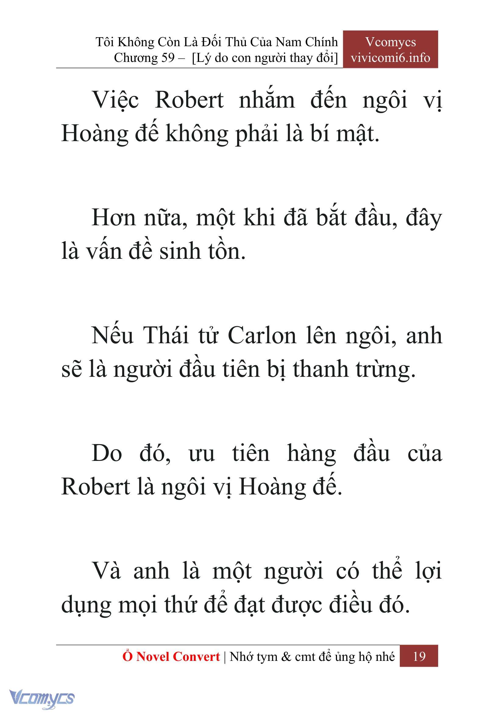 [Novel] Tôi Không Còn Là Đối Thủ Của Nam Chính Chapter  59 - 21