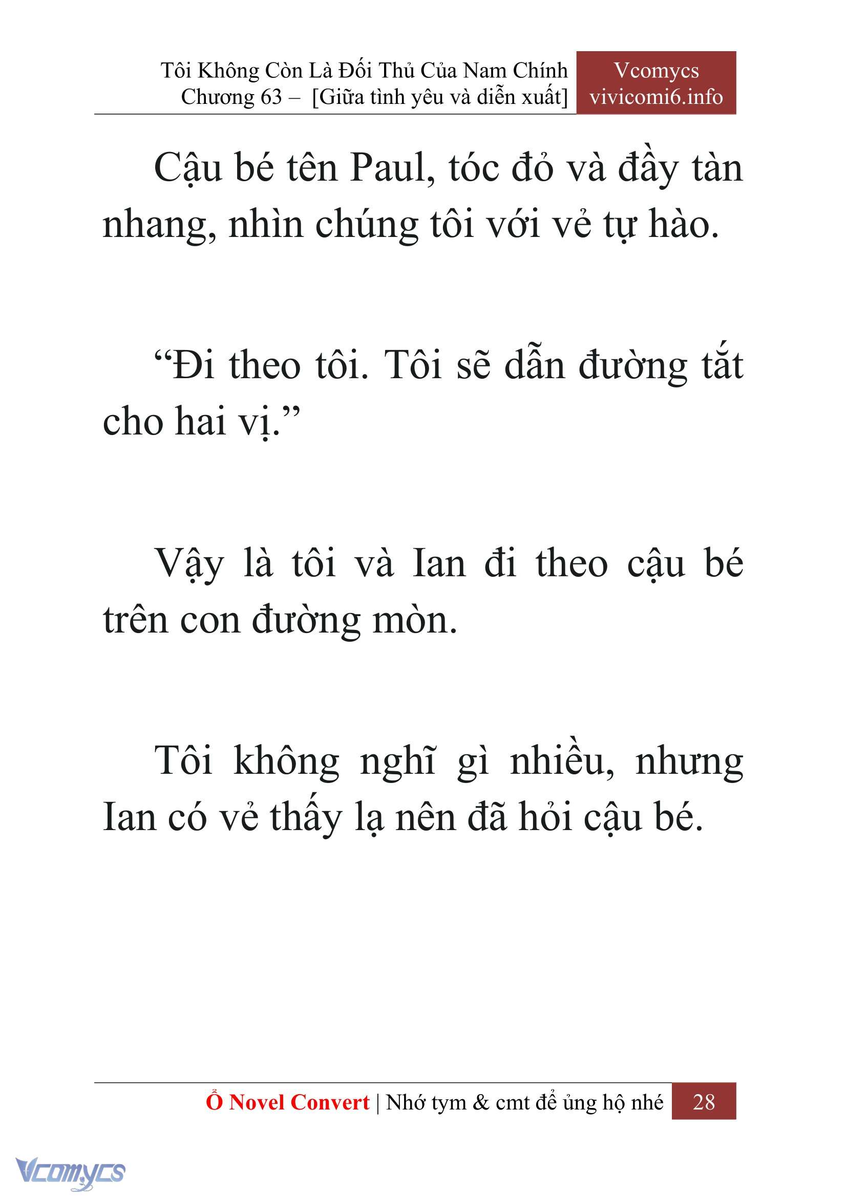 [Novel] Tôi Không Còn Là Đối Thủ Của Nam Chính Chapter  63 - 30