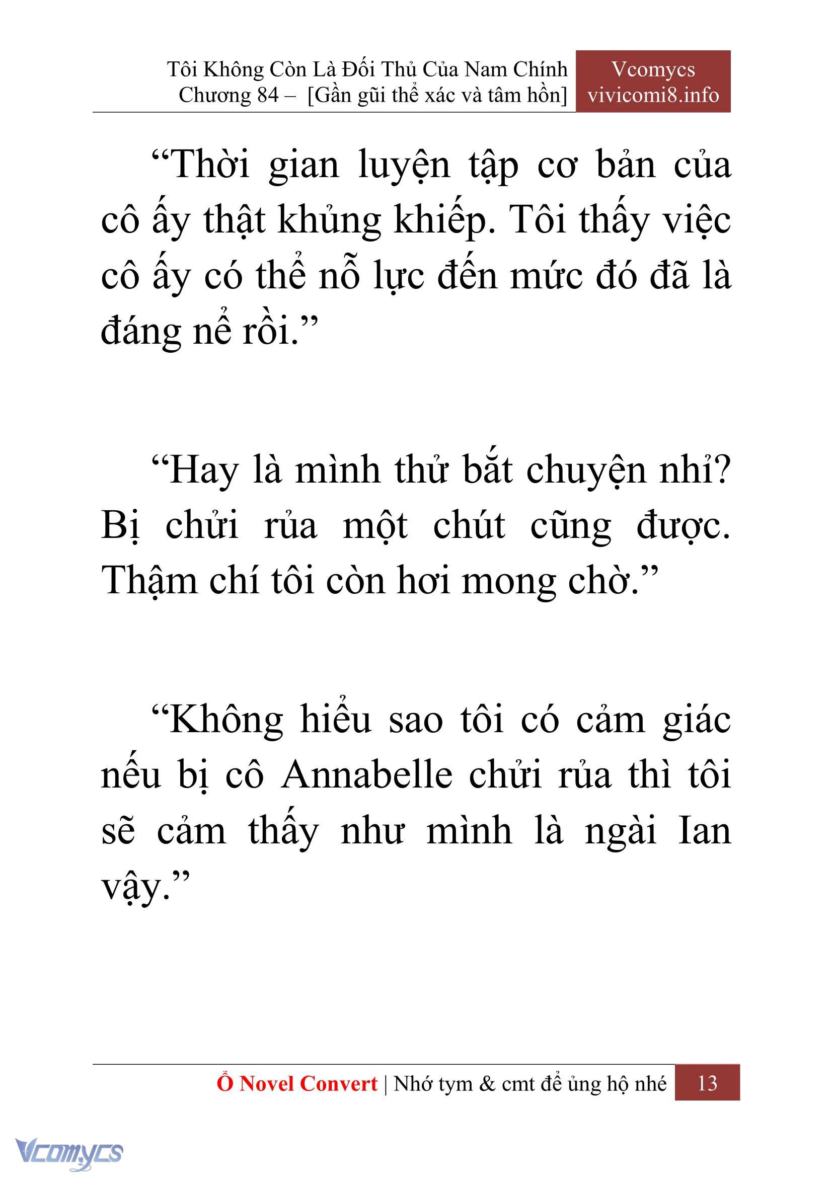 [Novel] Tôi Không Còn Là Đối Thủ Của Nam Chính Chapter  84 - 15