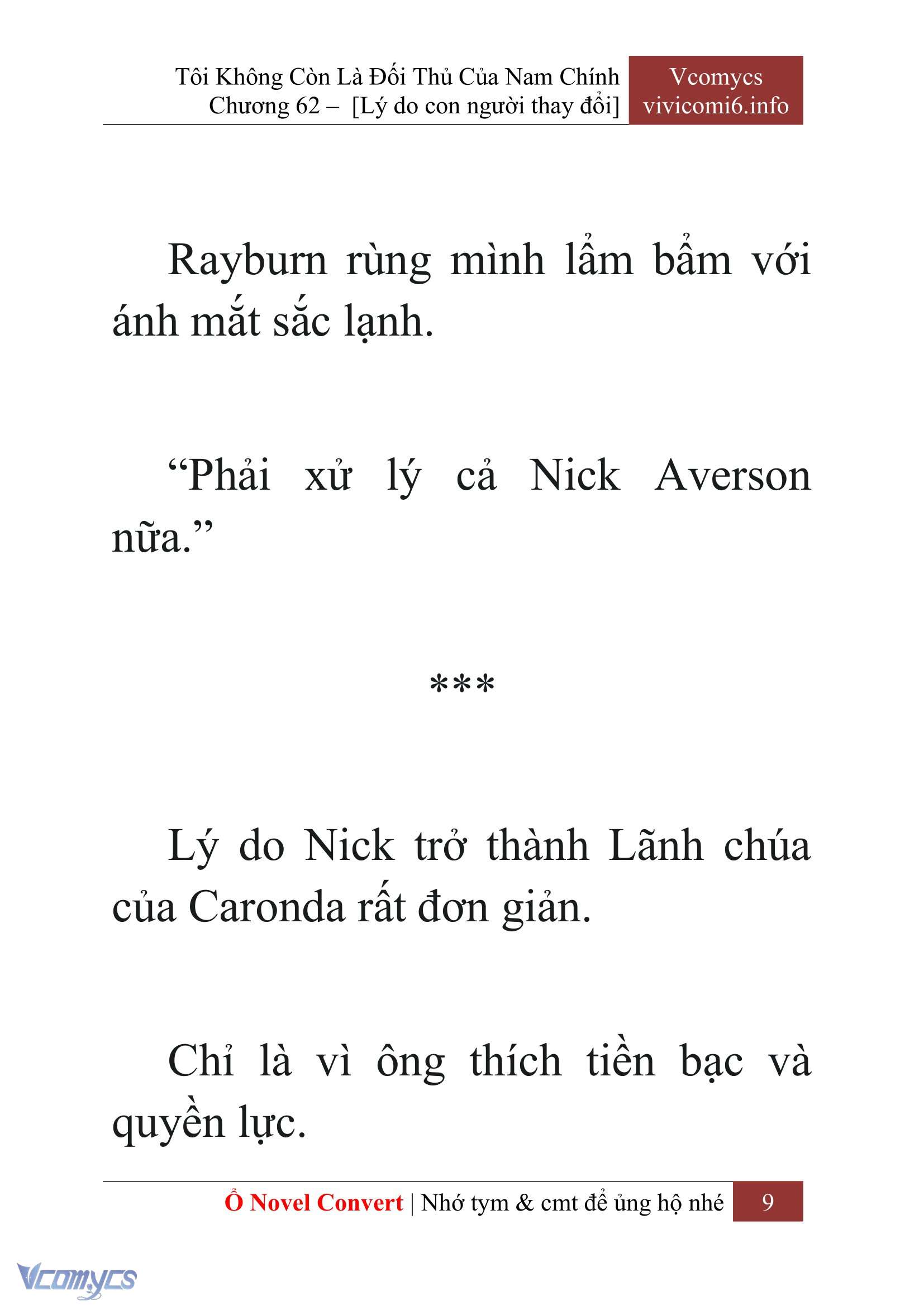[Novel] Tôi Không Còn Là Đối Thủ Của Nam Chính Chapter  62 - 11
