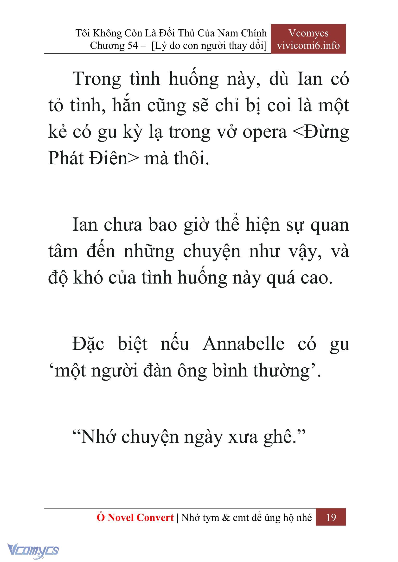 [Novel] Tôi Không Còn Là Đối Thủ Của Nam Chính Chapter  54 - 21