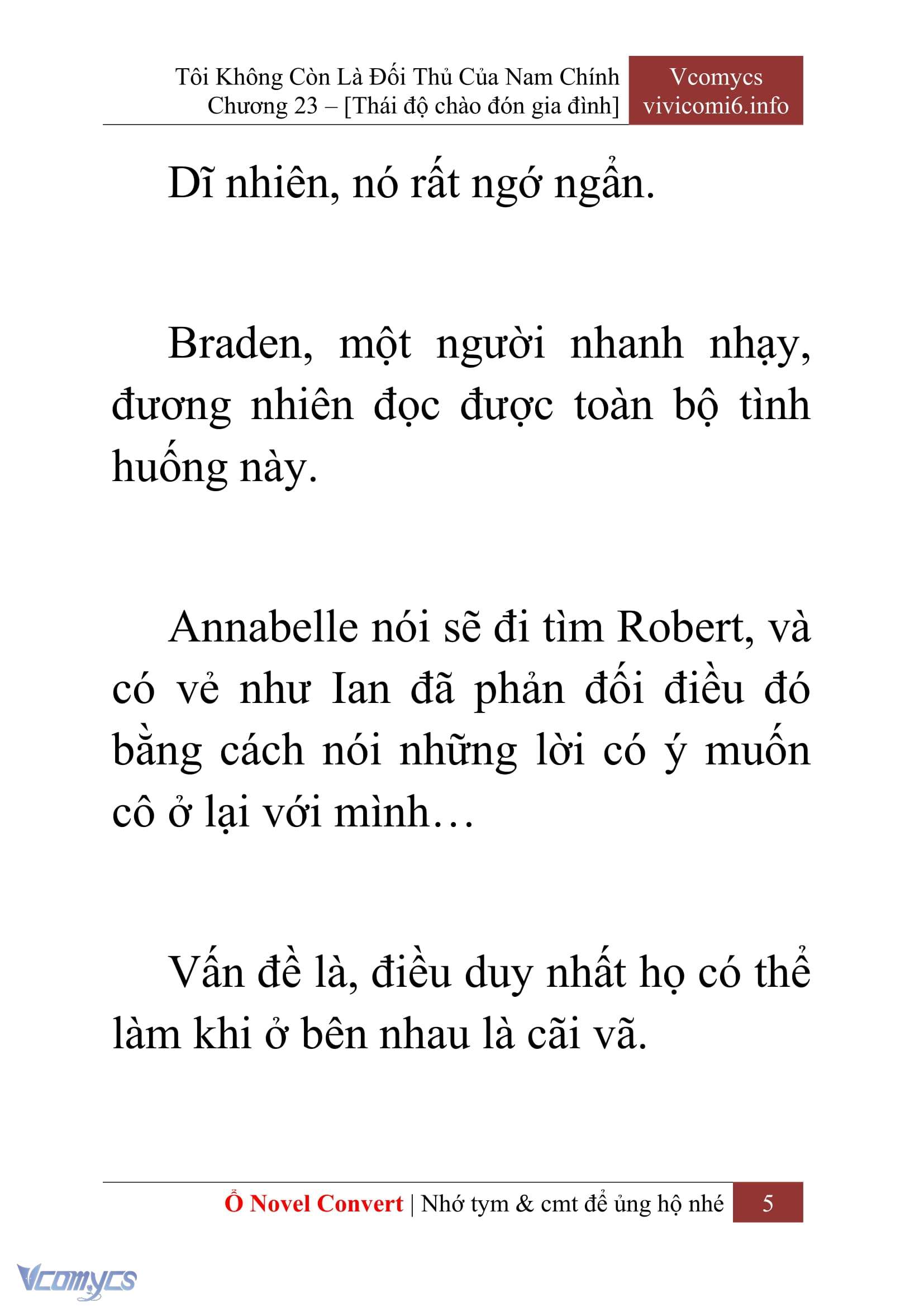 [Novel] Tôi Không Còn Là Đối Thủ Của Nam Chính Chapter  23 - 7