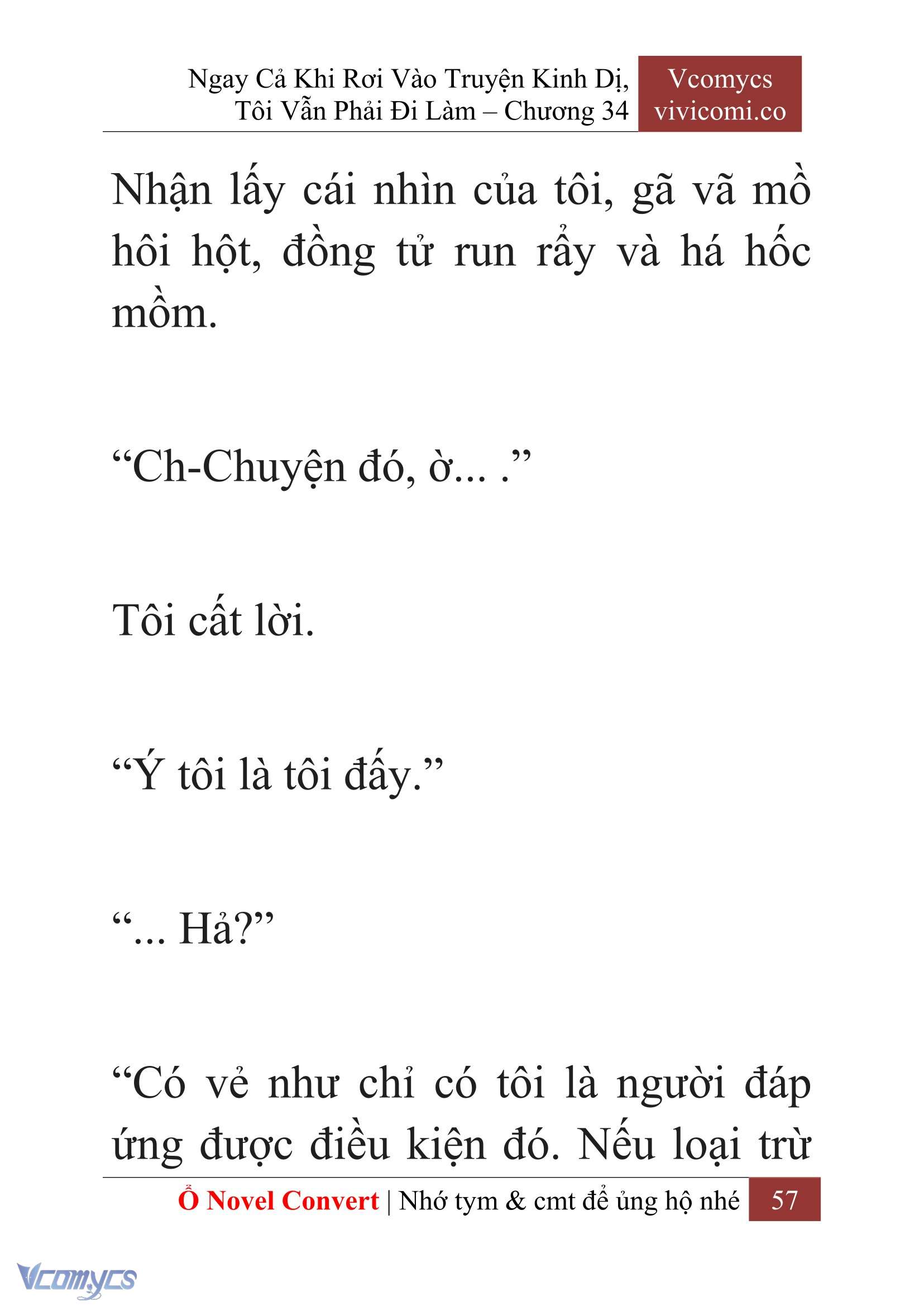 [Novel] Ngay Cả Khi Rơi Vào Truyện Kinh Dị, Tôi Vẫn Phải Đi Làm Chapter  34 - 59
