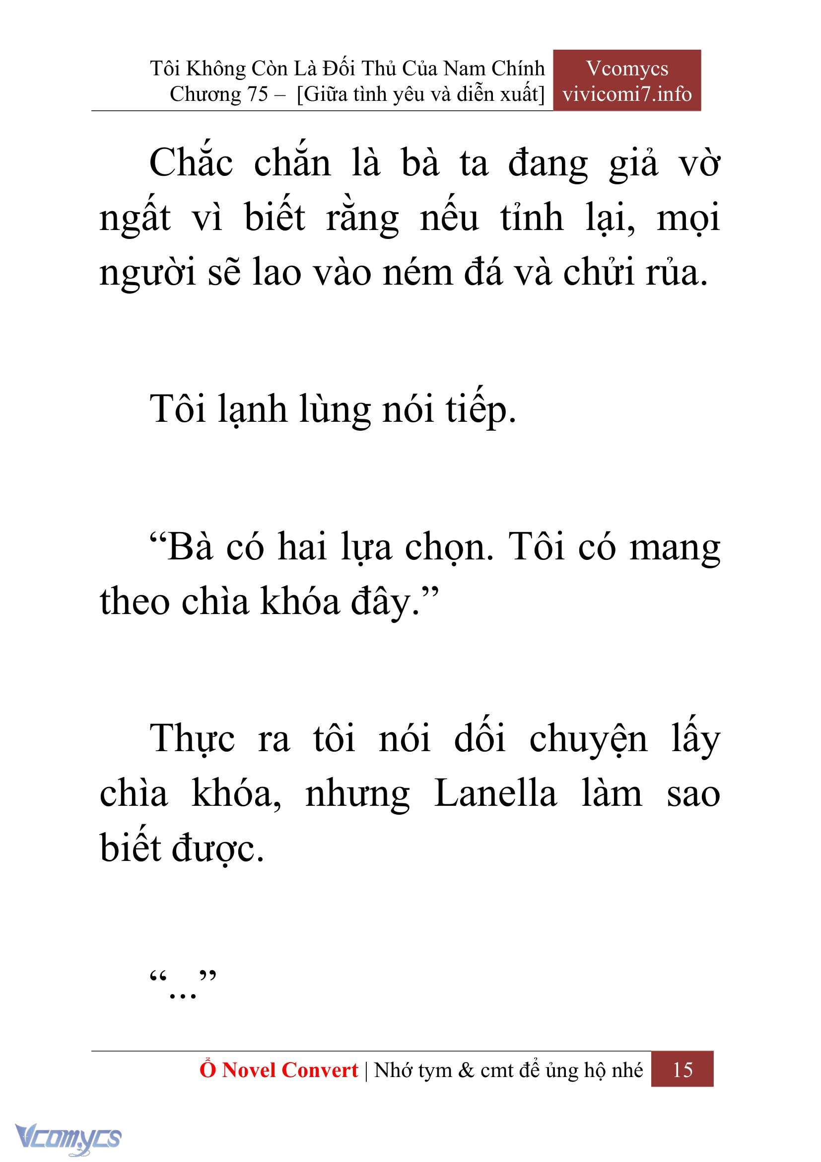 [Novel] Tôi Không Còn Là Đối Thủ Của Nam Chính Chapter  75 - 17