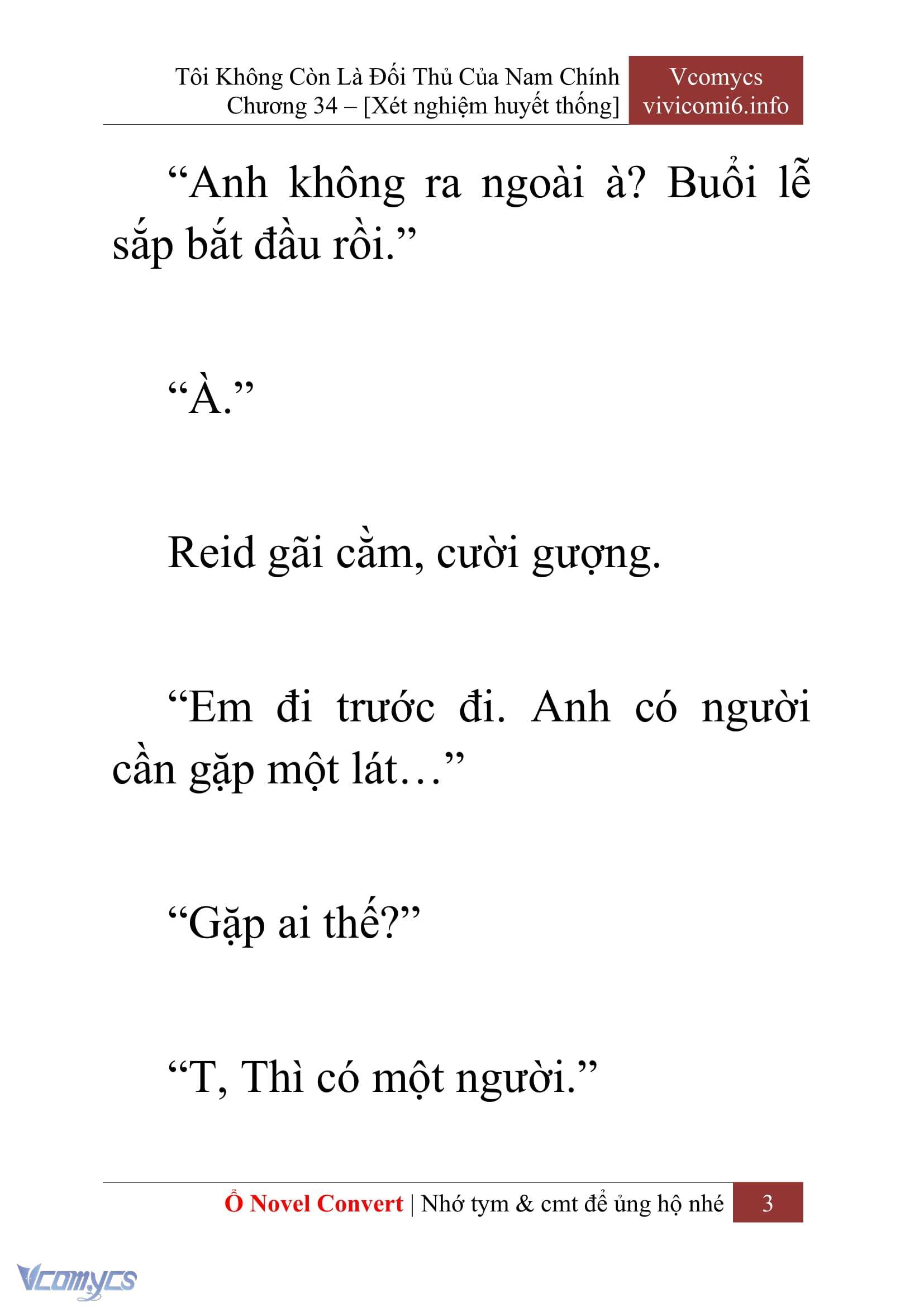 [Novel] Tôi Không Còn Là Đối Thủ Của Nam Chính Chapter  34 - 5