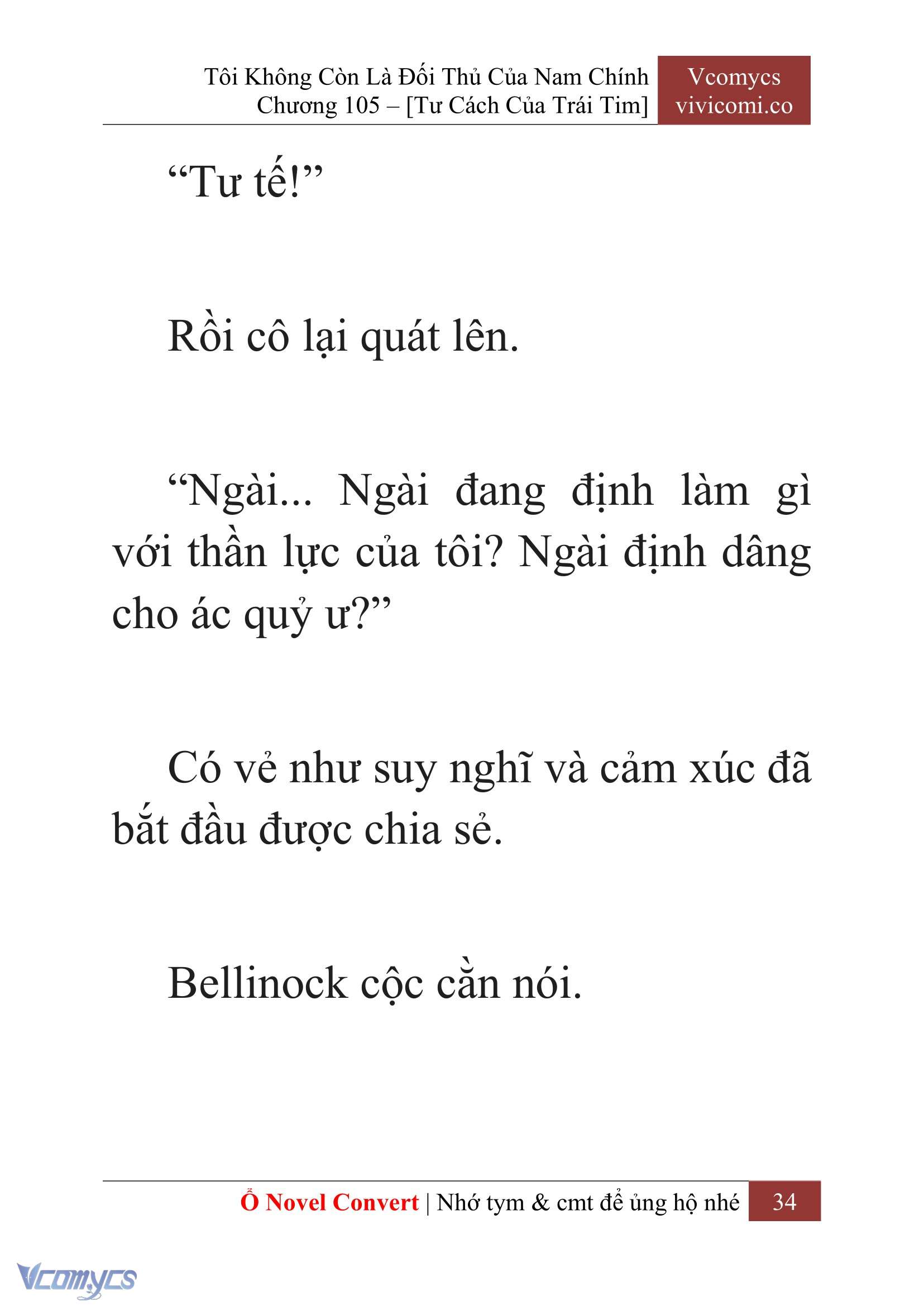 [Novel] Tôi Không Còn Là Đối Thủ Của Nam Chính Chapter  105 - 36