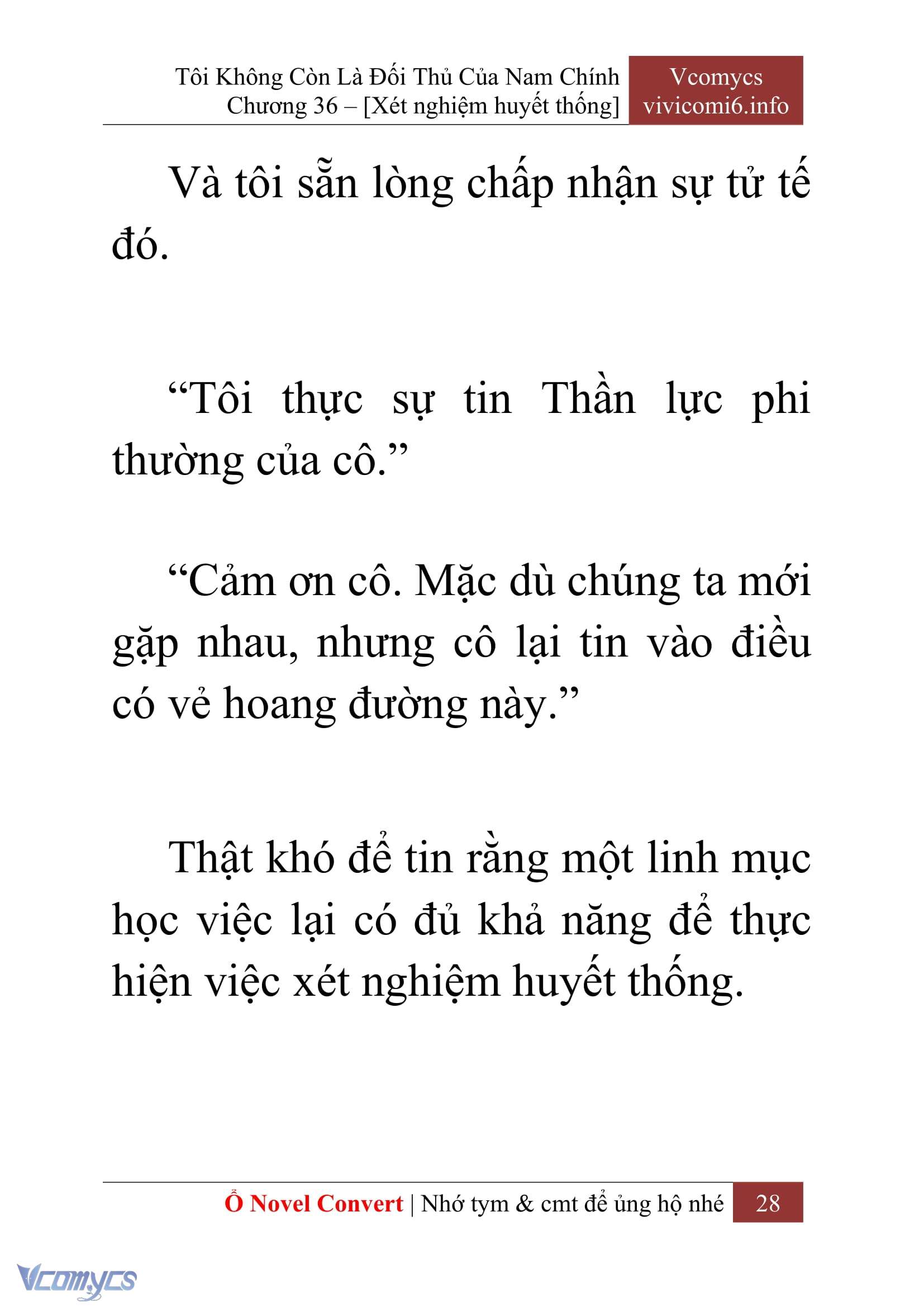 [Novel] Tôi Không Còn Là Đối Thủ Của Nam Chính Chapter  36 - 30