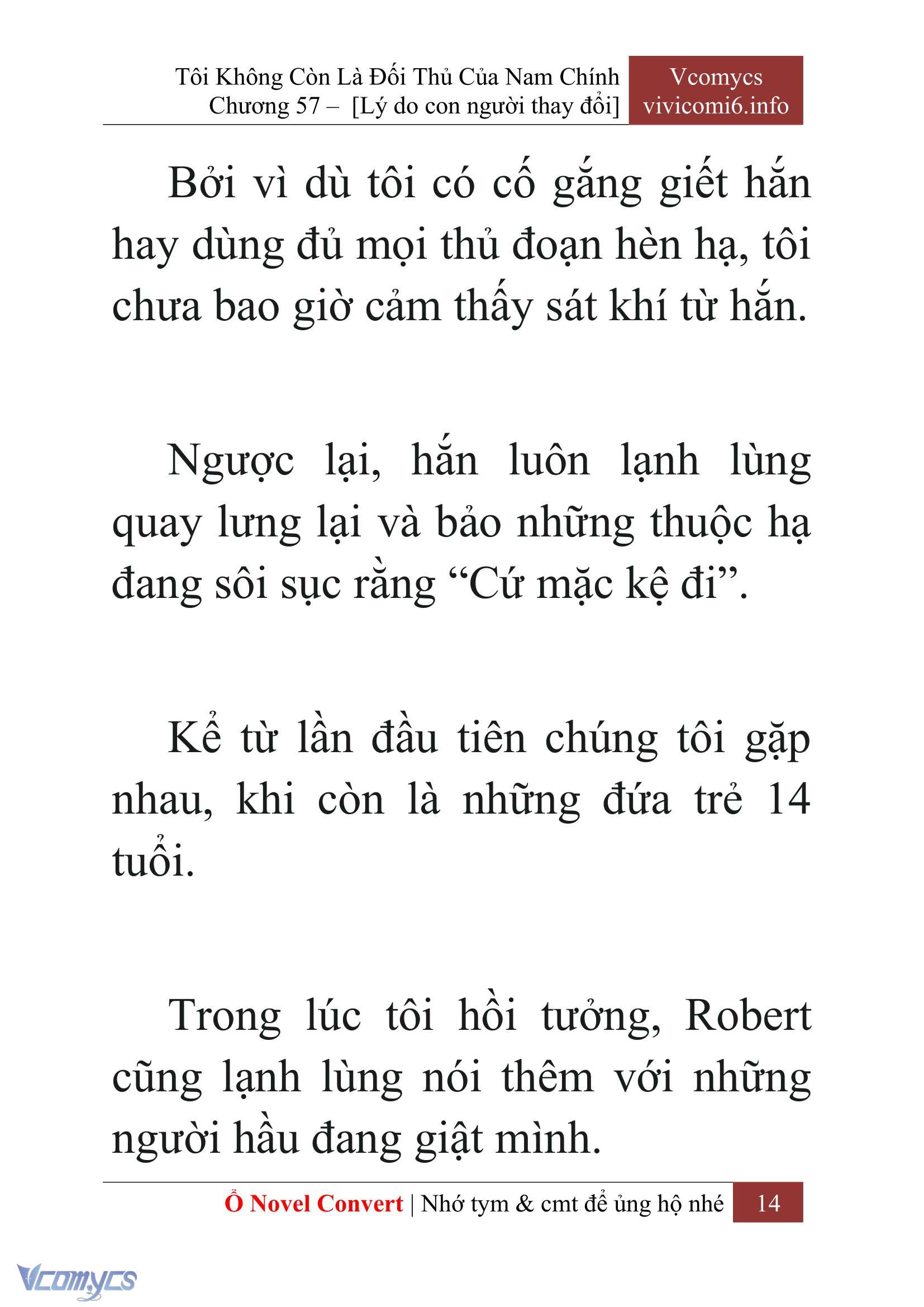 [Novel] Tôi Không Còn Là Đối Thủ Của Nam Chính Chapter  57 - 16