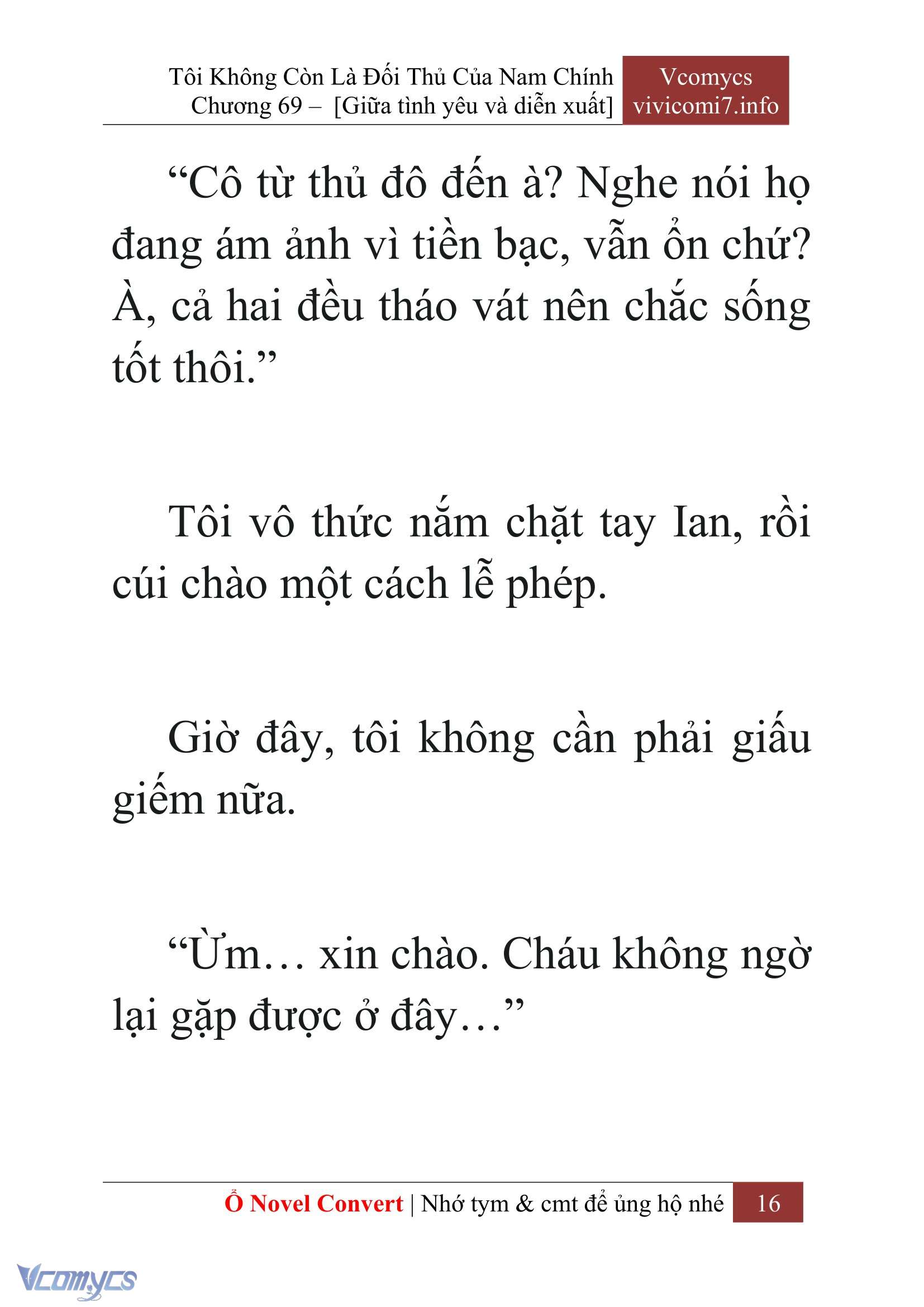 [Novel] Tôi Không Còn Là Đối Thủ Của Nam Chính Chapter  69 - 18