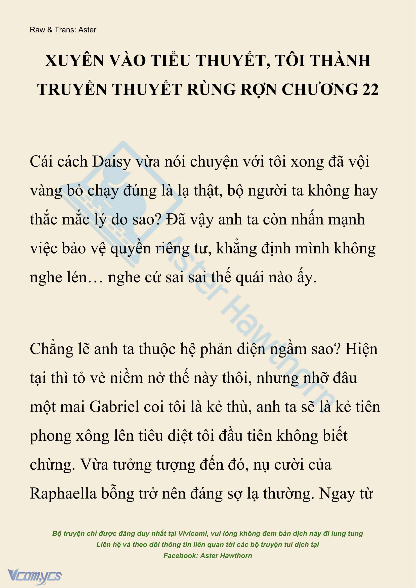 [Novel] Xuyên Vào Tiểu Thuyết, Tôi Thành Truyền Thuyết Rùng Rợn Chapter 22 - 1