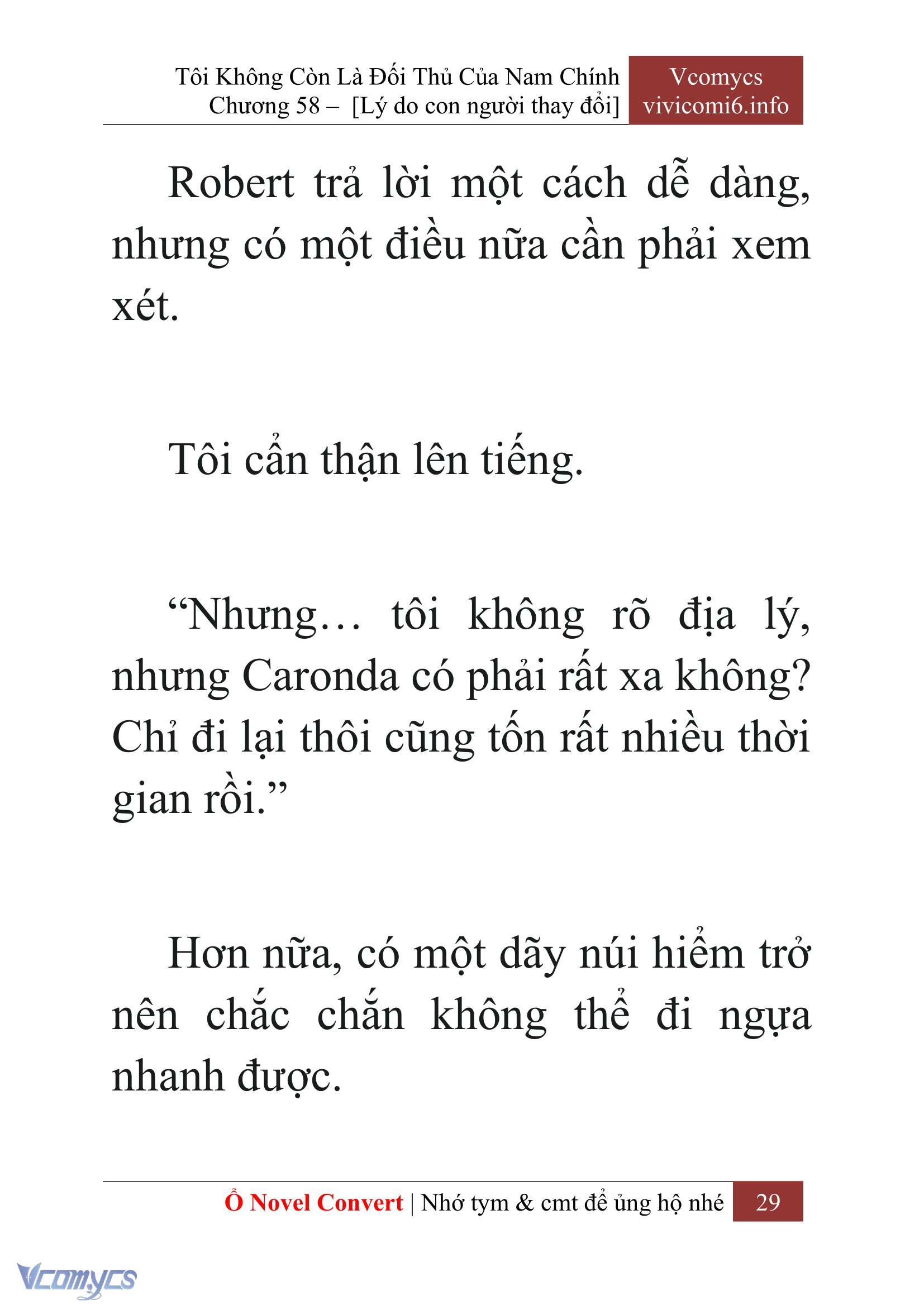 [Novel] Tôi Không Còn Là Đối Thủ Của Nam Chính Chapter  58 - 31