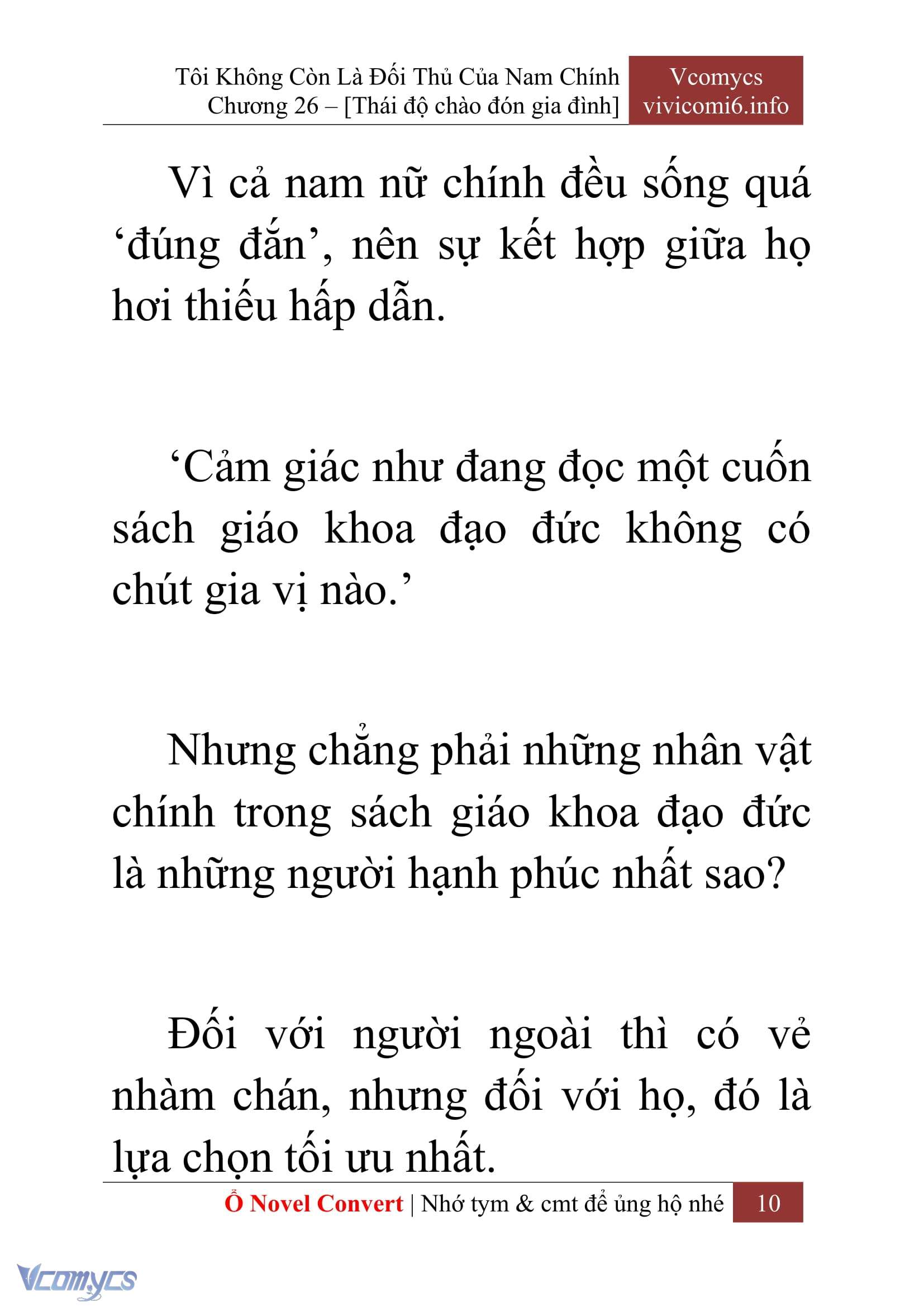 [Novel] Tôi Không Còn Là Đối Thủ Của Nam Chính Chapter  26 - 12