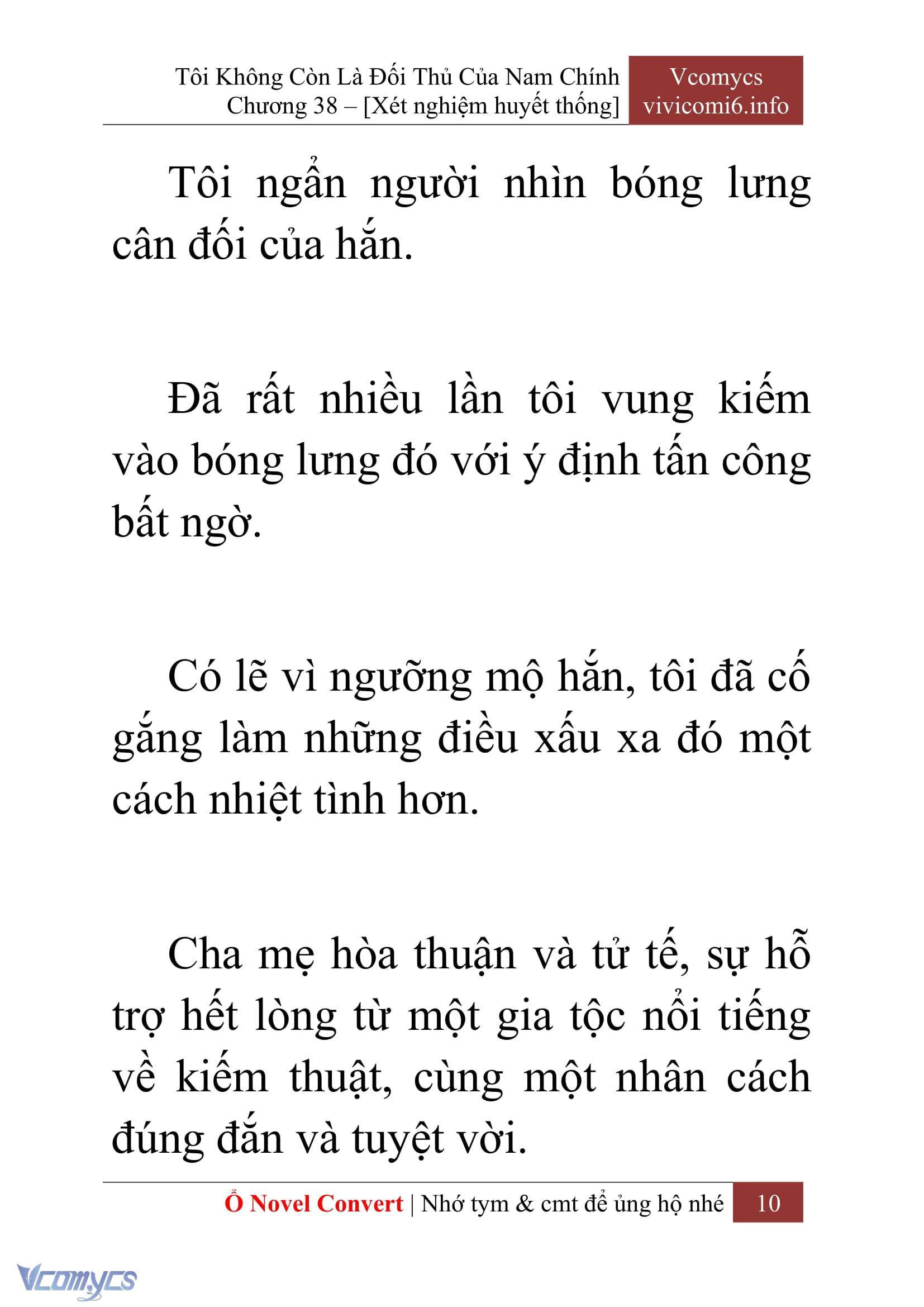[Novel] Tôi Không Còn Là Đối Thủ Của Nam Chính Chapter  38 - 12