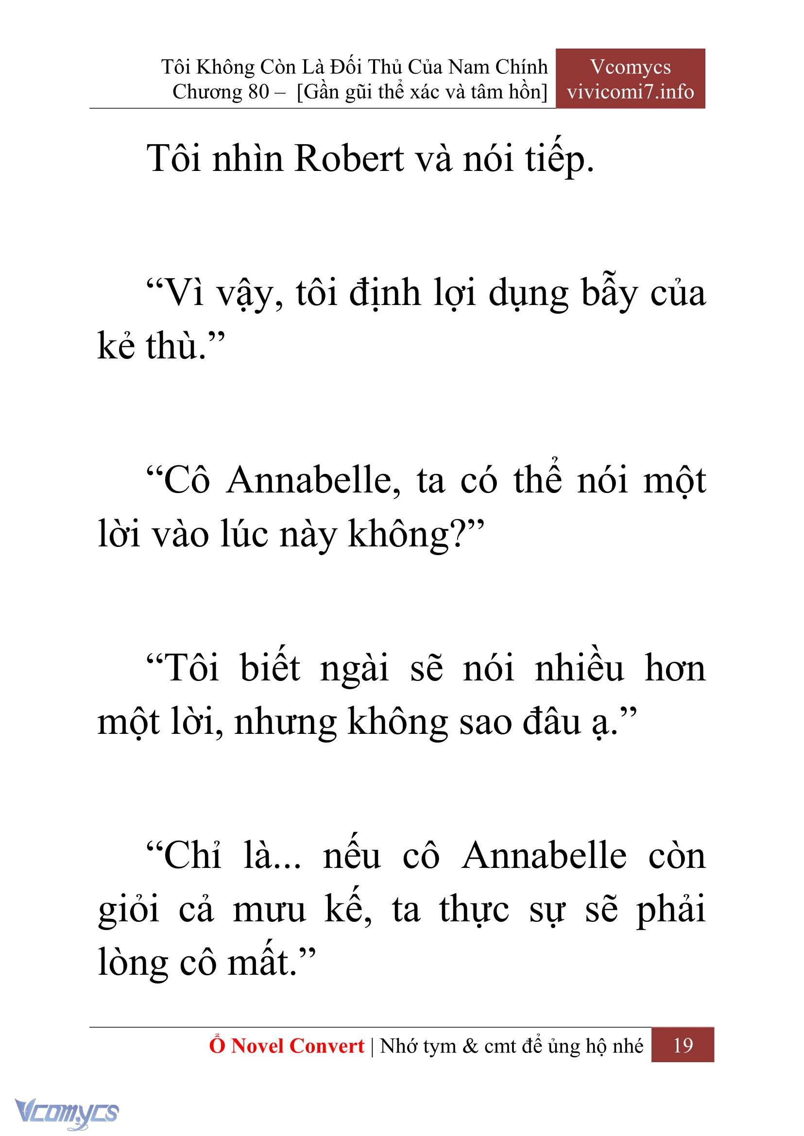 [Novel] Tôi Không Còn Là Đối Thủ Của Nam Chính Chapter  80 - 21
