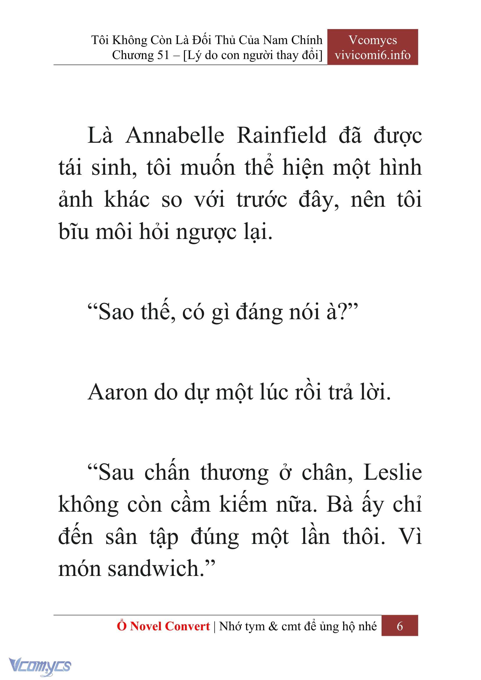 [Novel] Tôi Không Còn Là Đối Thủ Của Nam Chính Chapter  51 - 8