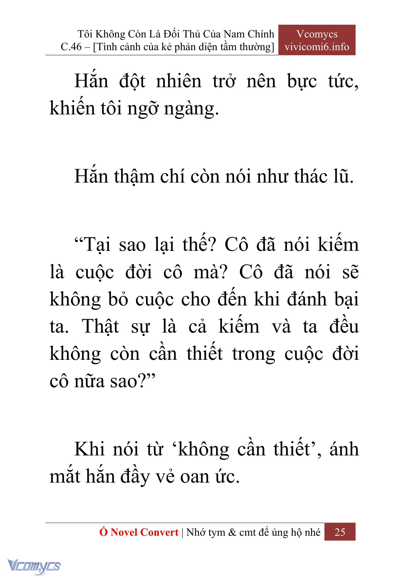 [Novel] Tôi Không Còn Là Đối Thủ Của Nam Chính Chapter  46 - 27