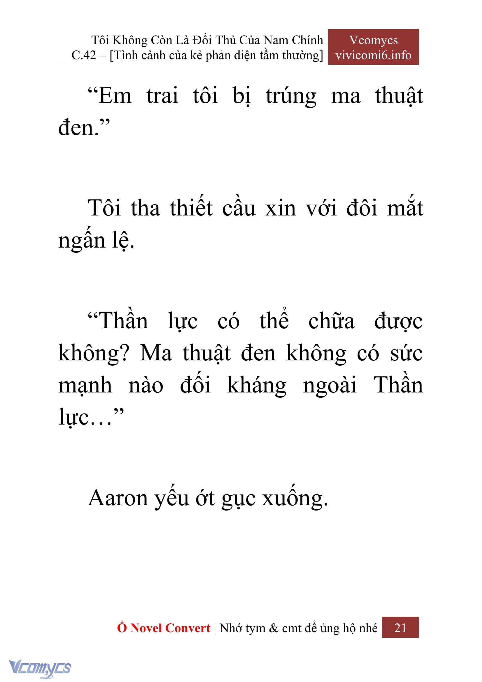 [Novel] Tôi Không Còn Là Đối Thủ Của Nam Chính Chapter  42 - 23