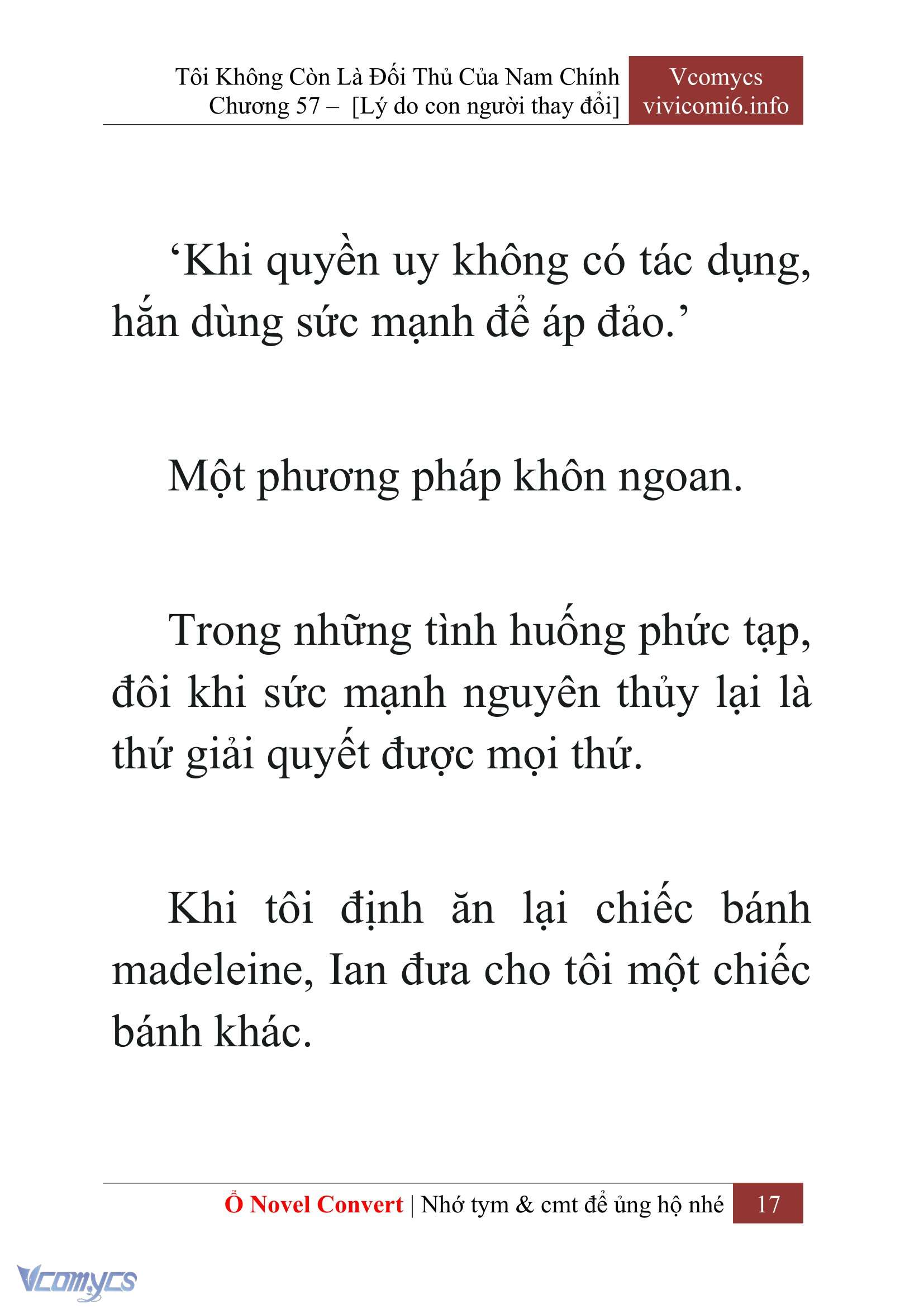 [Novel] Tôi Không Còn Là Đối Thủ Của Nam Chính Chapter  57 - 19