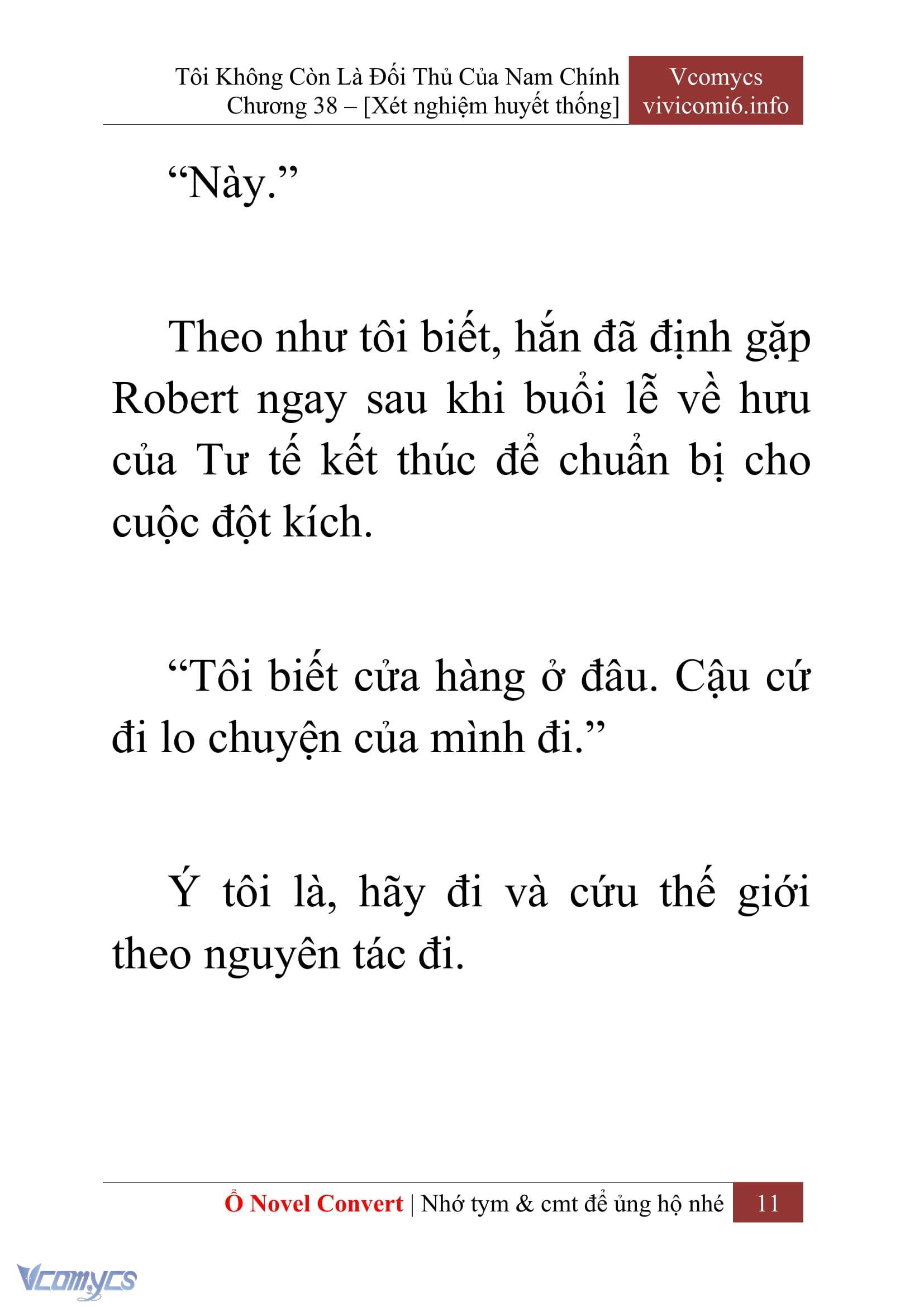 [Novel] Tôi Không Còn Là Đối Thủ Của Nam Chính Chapter  38 - 13