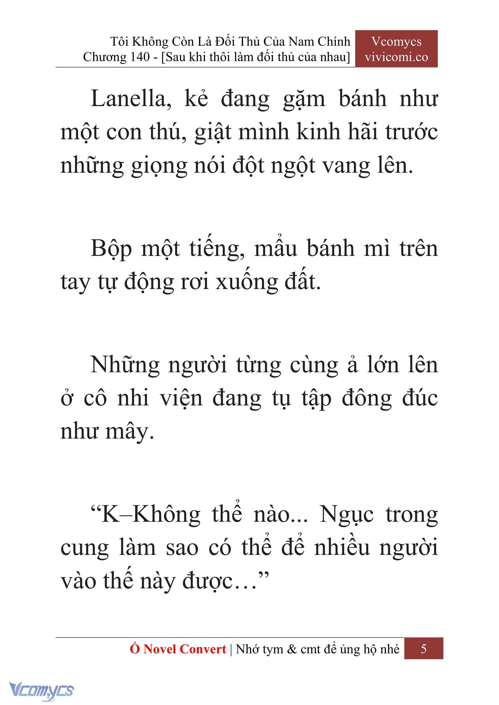 [Novel] Tôi Không Còn Là Đối Thủ Của Nam Chính Chapter  140 - 7