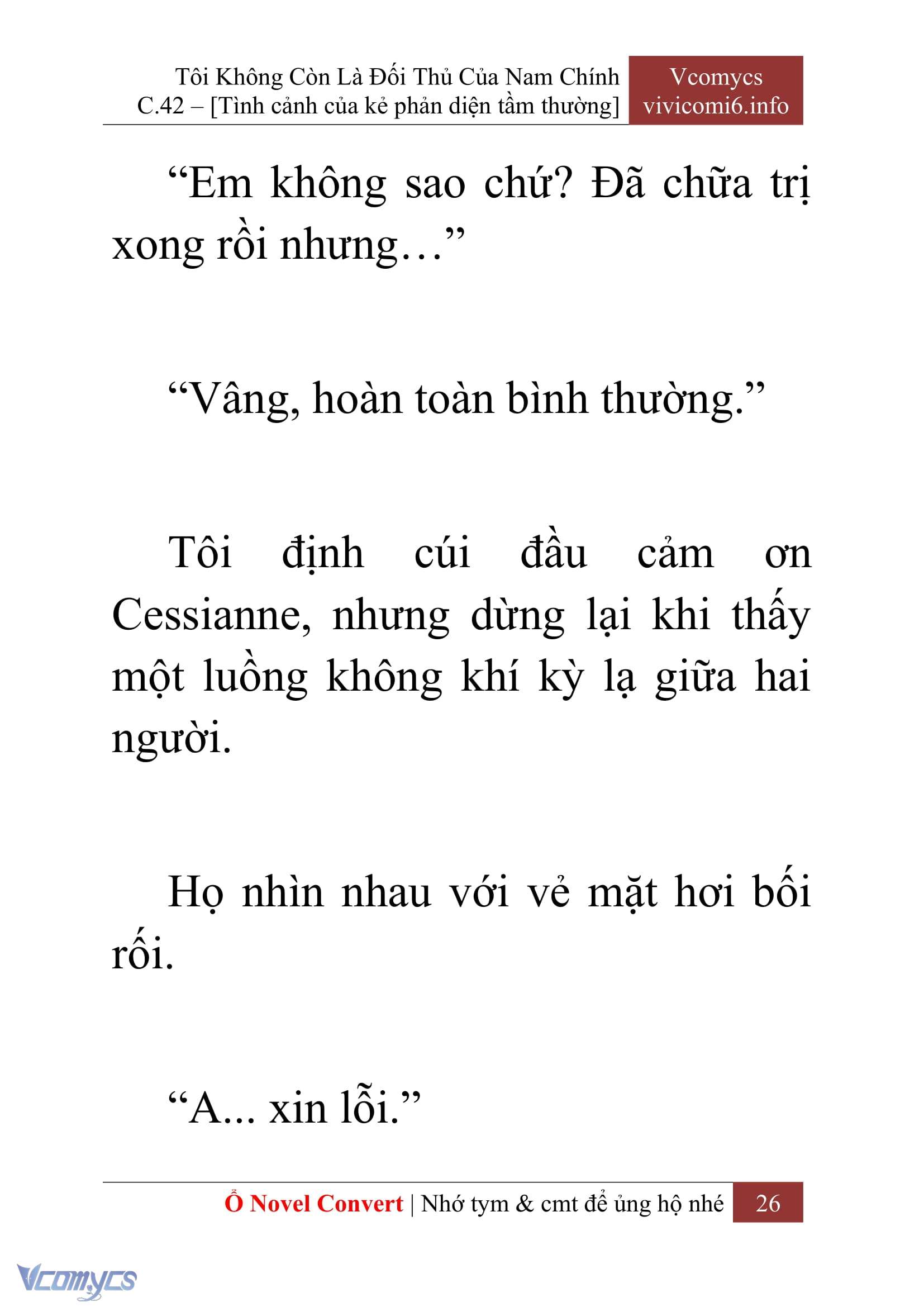 [Novel] Tôi Không Còn Là Đối Thủ Của Nam Chính Chapter  42 - 28
