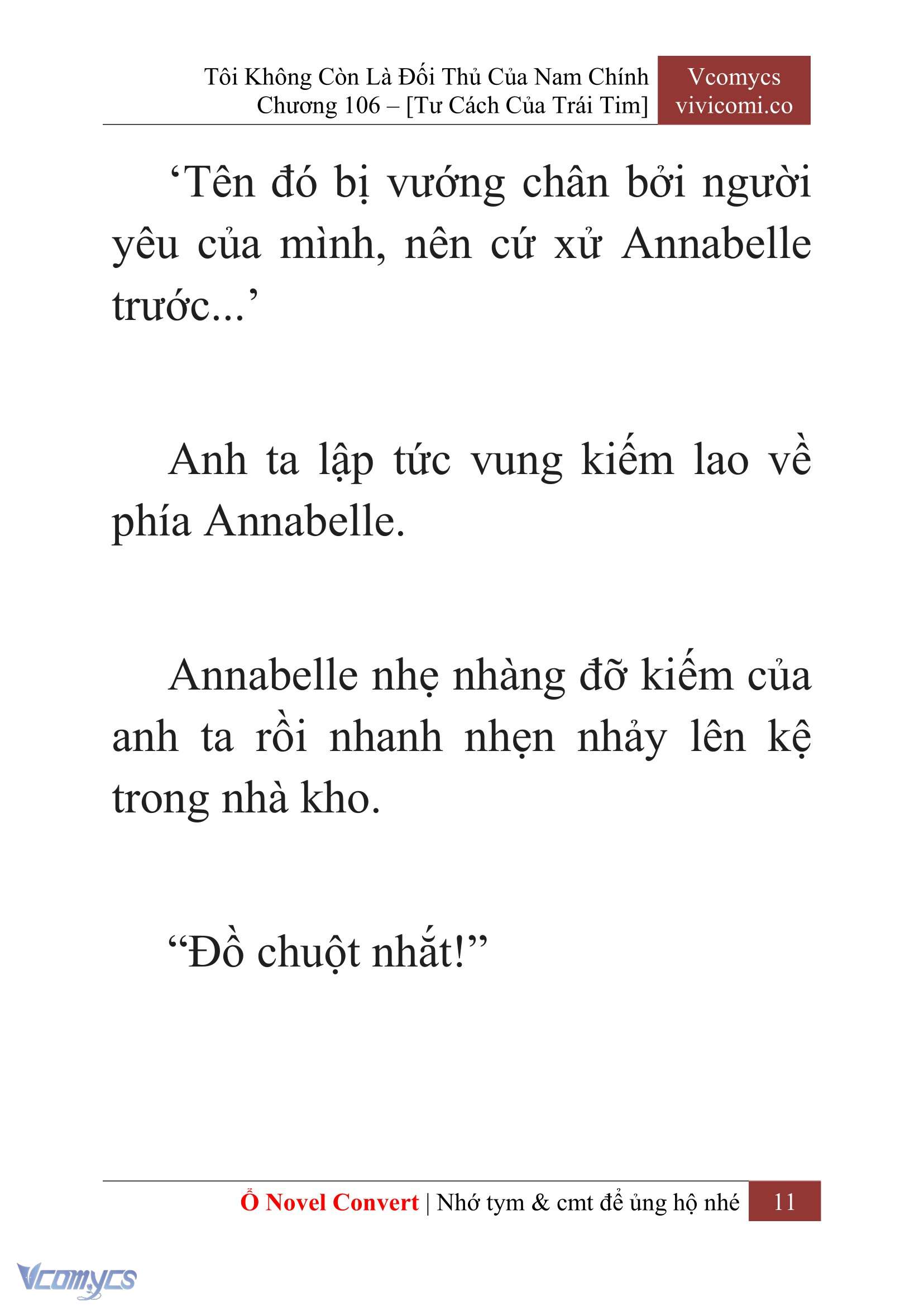 [Novel] Tôi Không Còn Là Đối Thủ Của Nam Chính Chapter  106 - 13