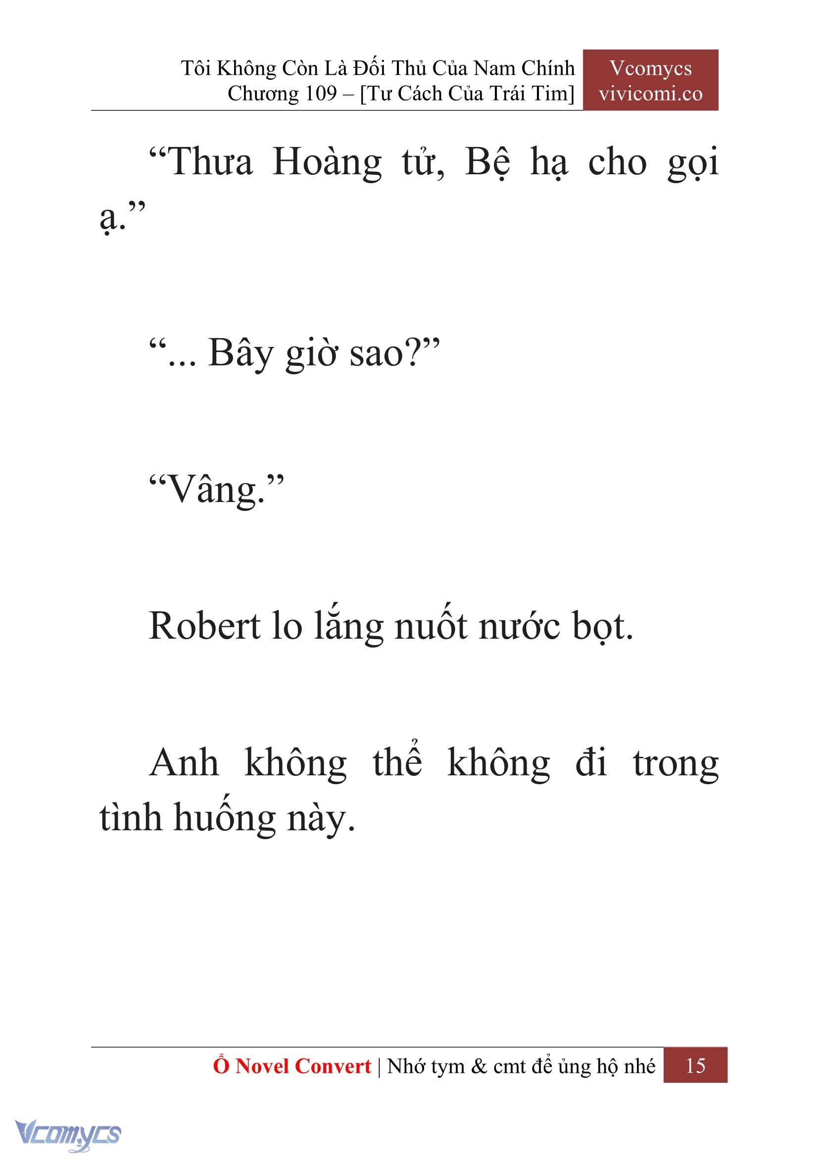 [Novel] Tôi Không Còn Là Đối Thủ Của Nam Chính Chapter  109 - 17