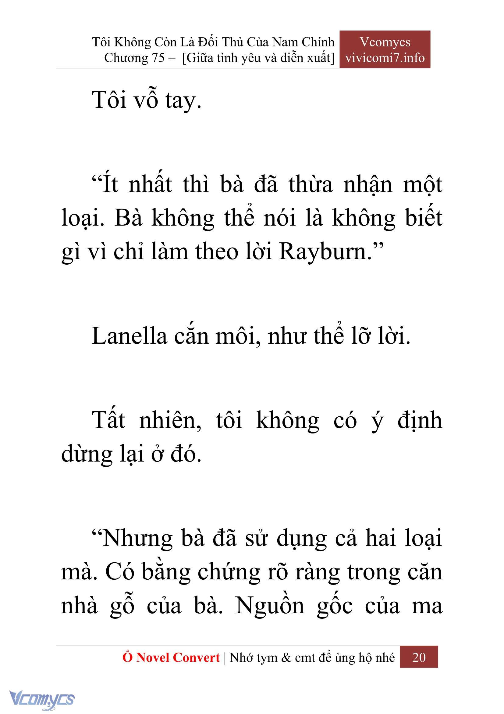 [Novel] Tôi Không Còn Là Đối Thủ Của Nam Chính Chapter  75 - 22