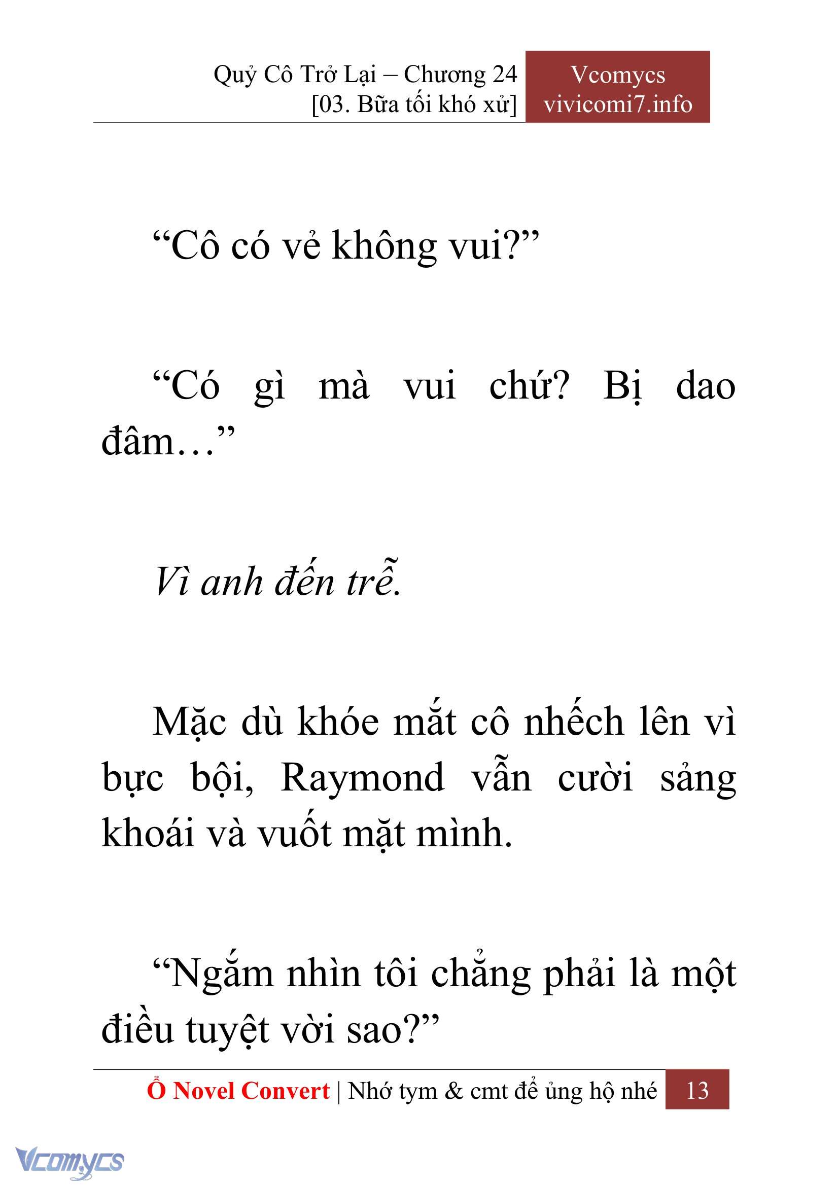 [Novel] Quý Cô Trở Lại Chapter  24 - 15