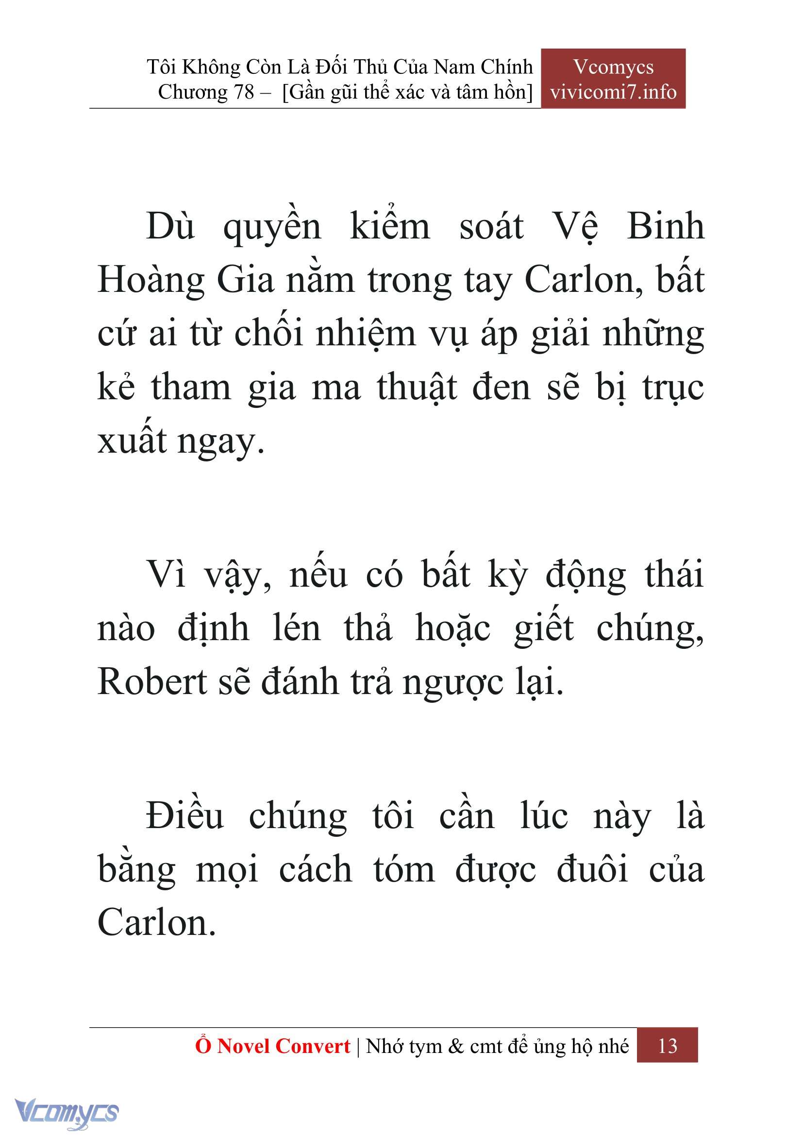 [Novel] Tôi Không Còn Là Đối Thủ Của Nam Chính Chapter  78 - 15