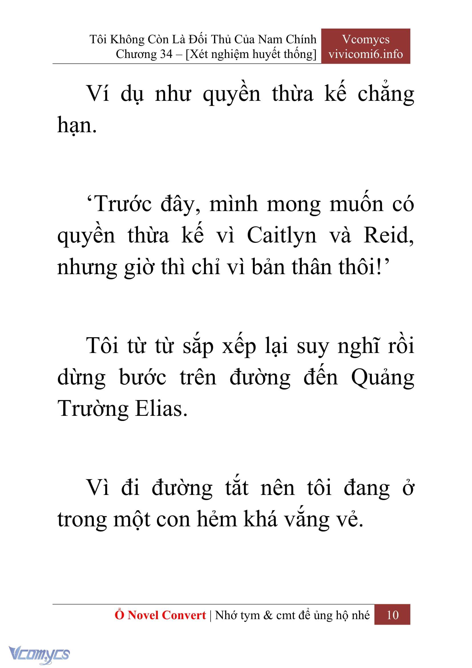 [Novel] Tôi Không Còn Là Đối Thủ Của Nam Chính Chapter  34 - 12