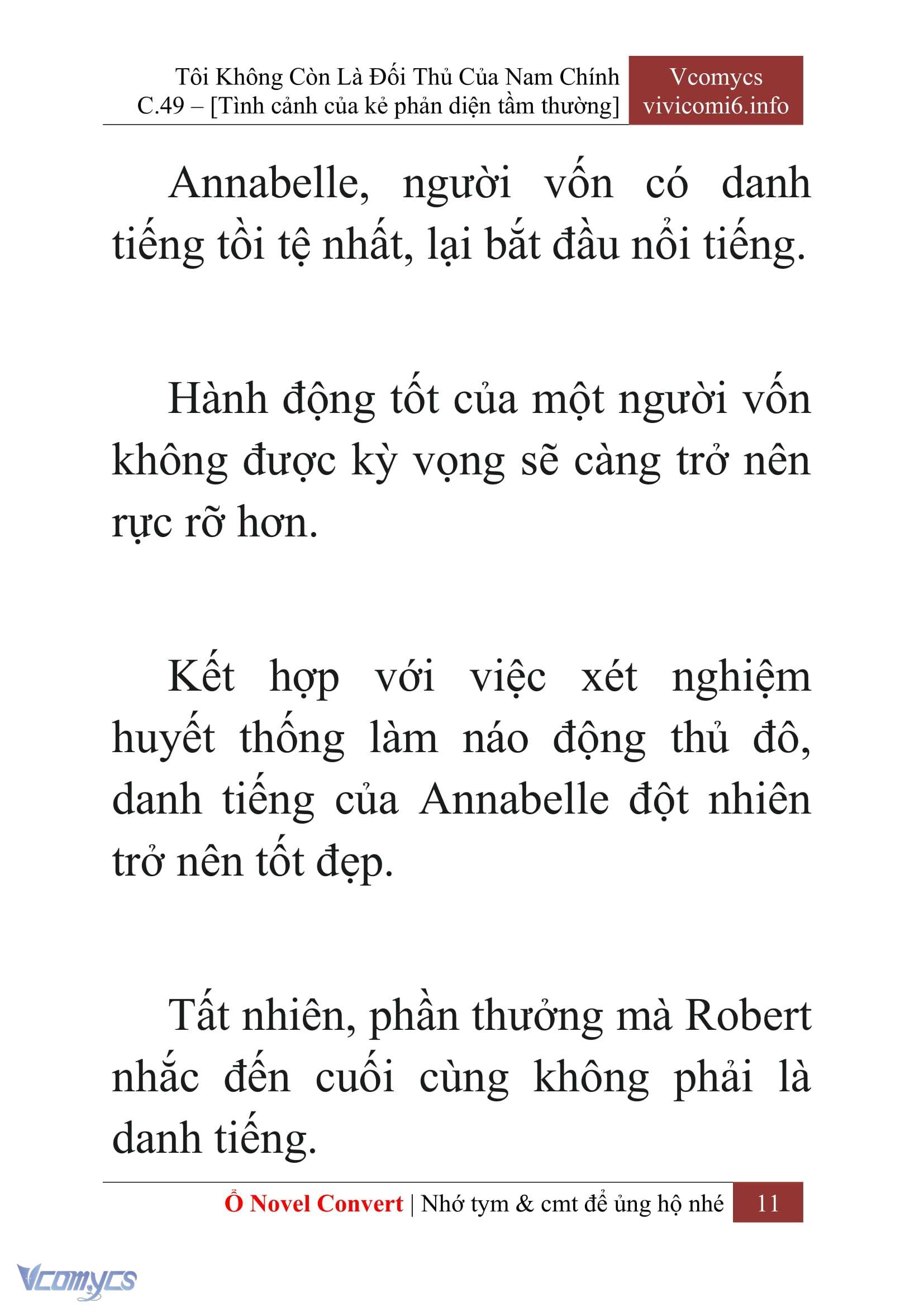[Novel] Tôi Không Còn Là Đối Thủ Của Nam Chính Chapter  49 - 13