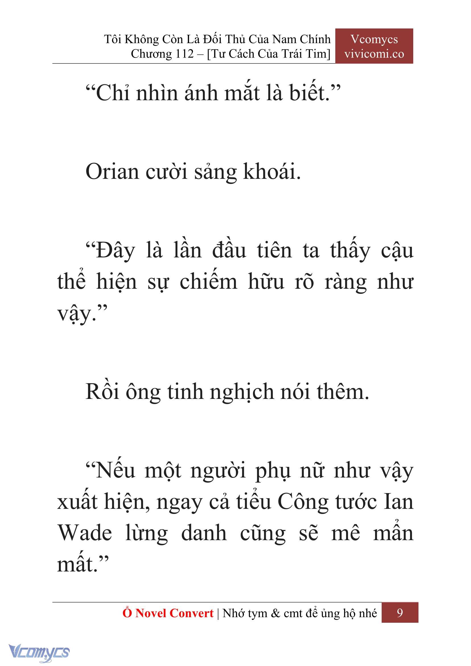 [Novel] Tôi Không Còn Là Đối Thủ Của Nam Chính Chapter  112 - 11